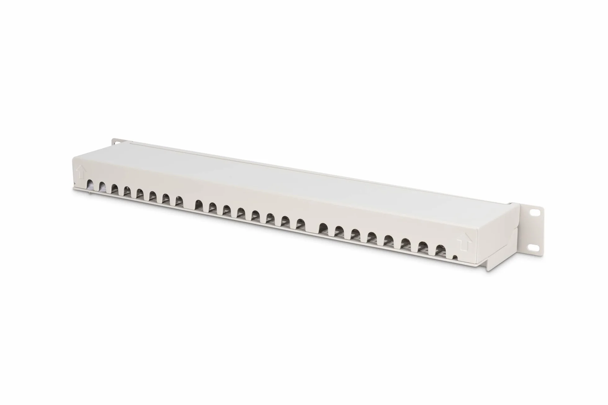 DIGITUS Patchpanel 19 cali Cat-6 24 porty RJ45 ekranowany LSA 1HE szary