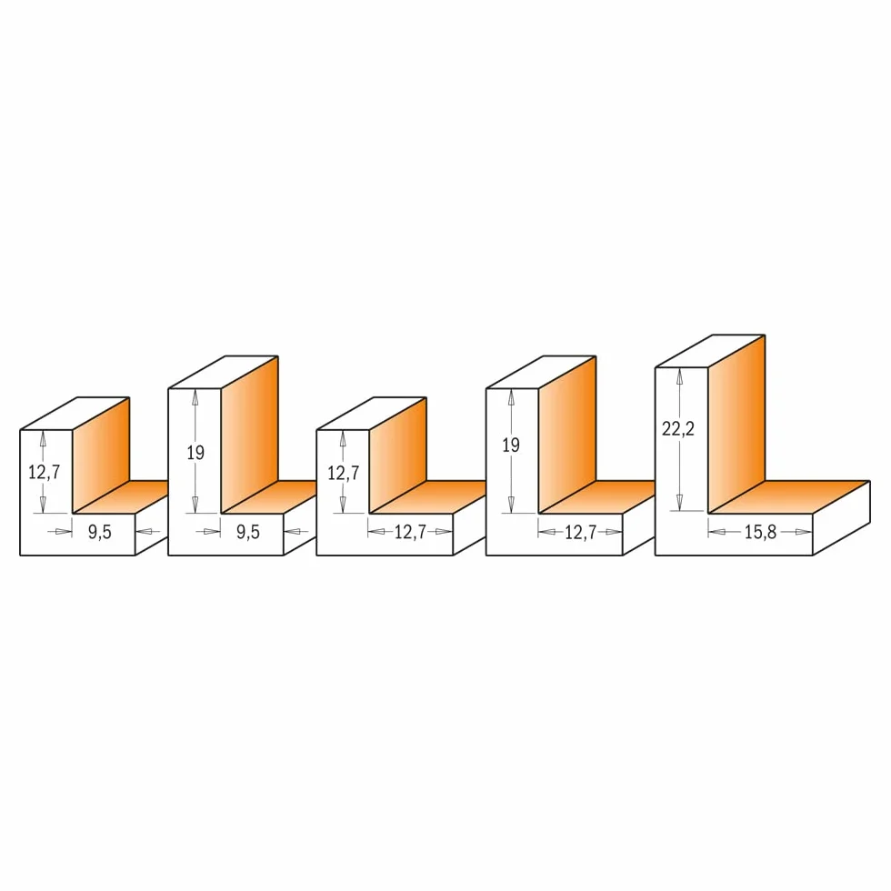 CMT Orange Tools 935.317.11 – truskawka do rebajów z rodamem. HM S 8 D 31.7 x 12.7