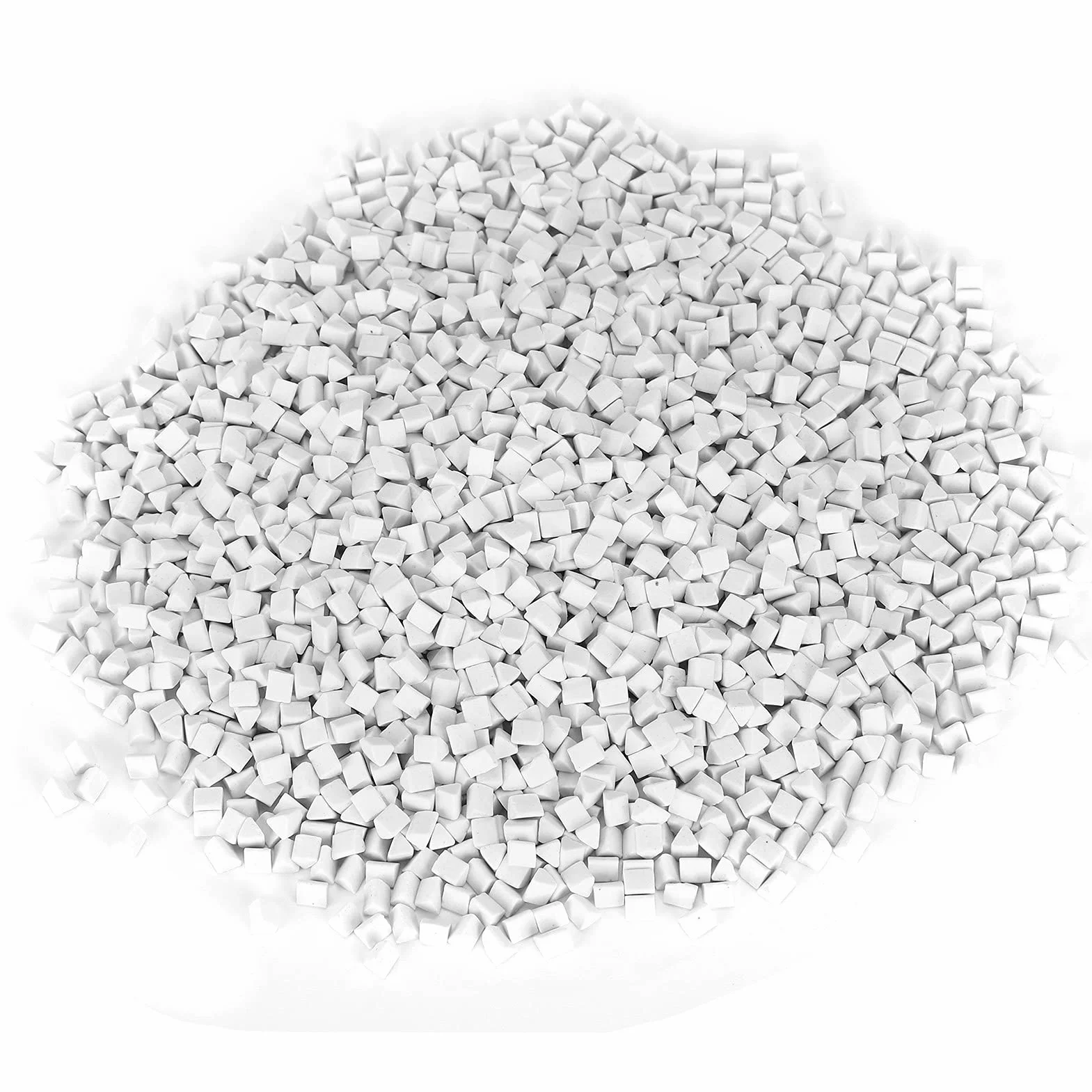 Materiał ścierny do polerowania, ceramiczne granulki dla bębna skalnego, trójkątne 4 mm, 500 g