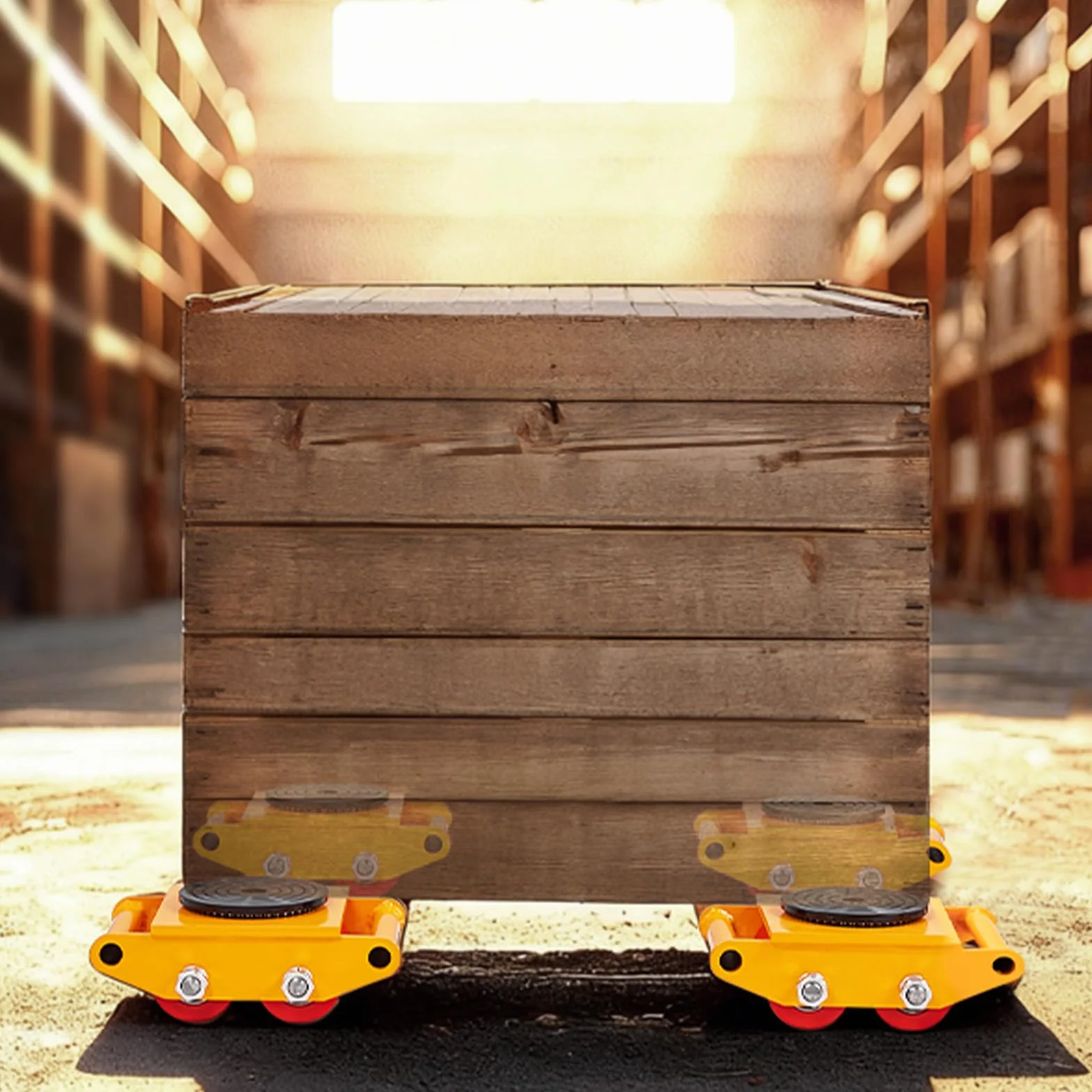VEVOR Rolki pancerne, 6T, zawieszenie transportowe, 280 x 210 x 105 mm, rolki transportowe ze stali węglowej, rolki przemysłowe z 4 kółkami kierunkowymi PU, średnica 135 x 9 mm, płyta obrotowa, pomoc