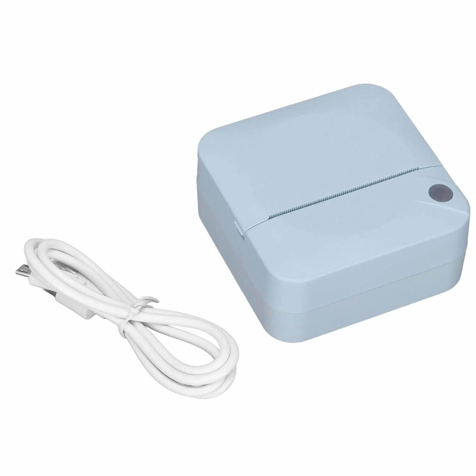 Mini Przenośna Bezprzewodowa Drukarka Termiczna, Druk Termiczny i Bez Atramentu, Papier Termiczny 200 DPI Ergonomiczna Konstrukcja Akumulatorowa Mini Drukarka Kieszonkowa, na