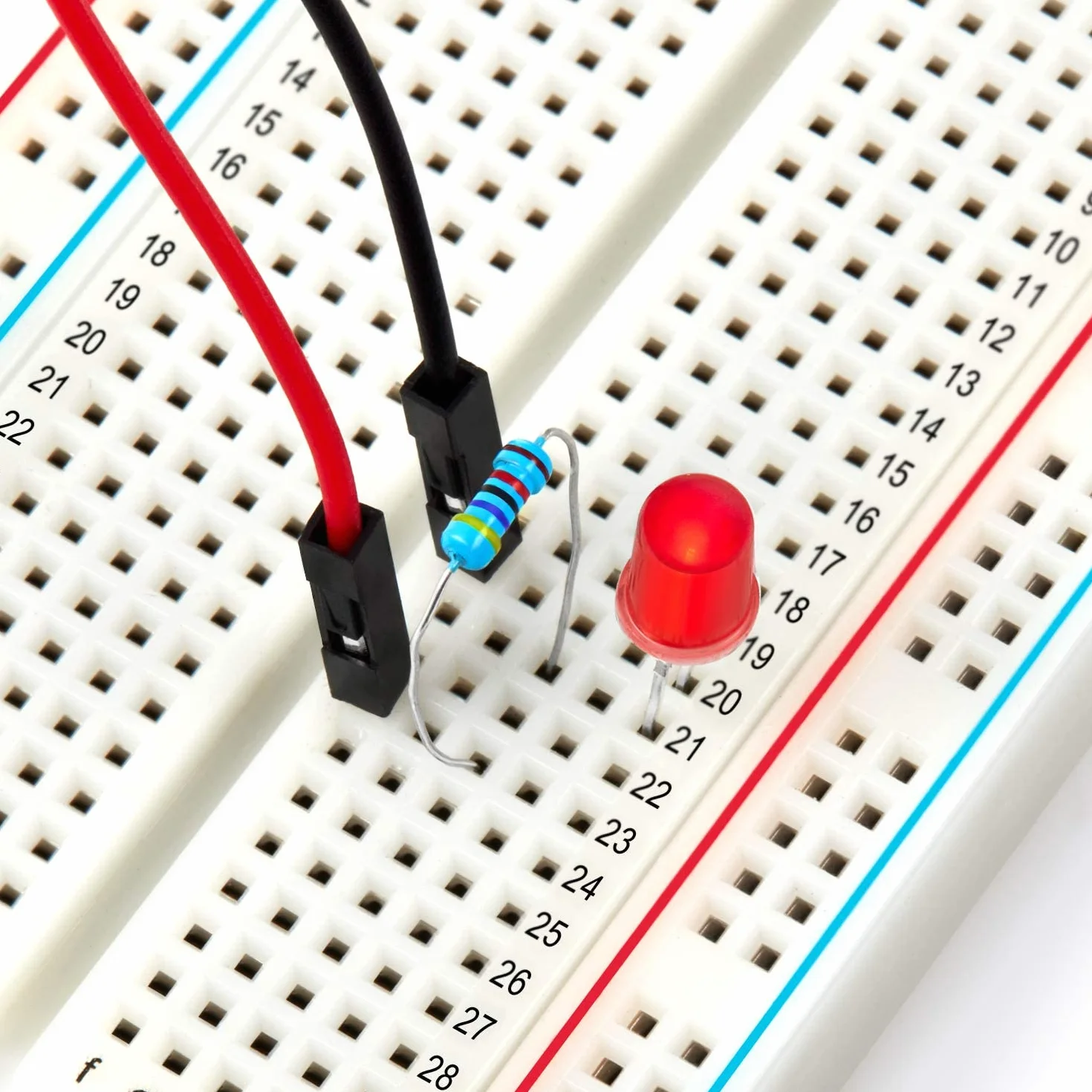 Zestaw 3 szt. 400 Tie Points Mini Breadboard Kit, nielutowana płytka drukowana do Arduino Proto Shield + 195 szt. mostków wtykowych Jumper Wire Kabel