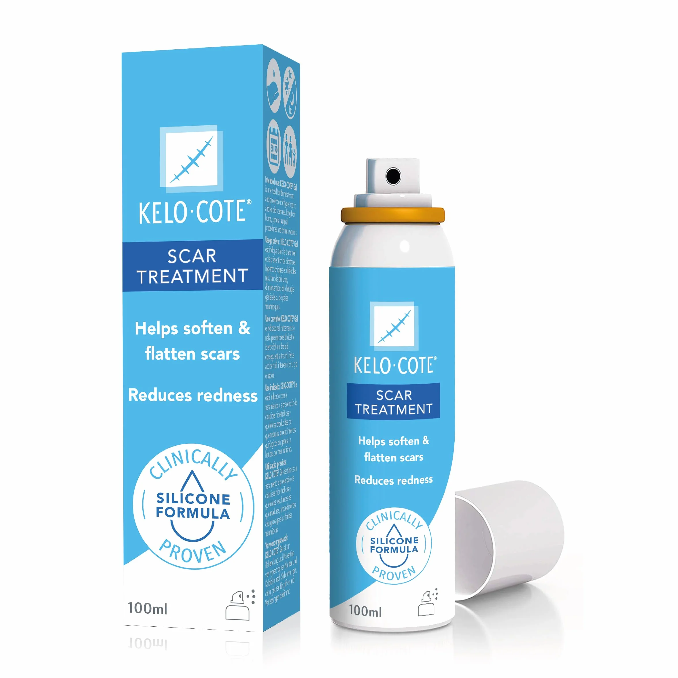 Kelo-Cote Spray zur Narbenbehandlung, 100 ml Rozwiązanie