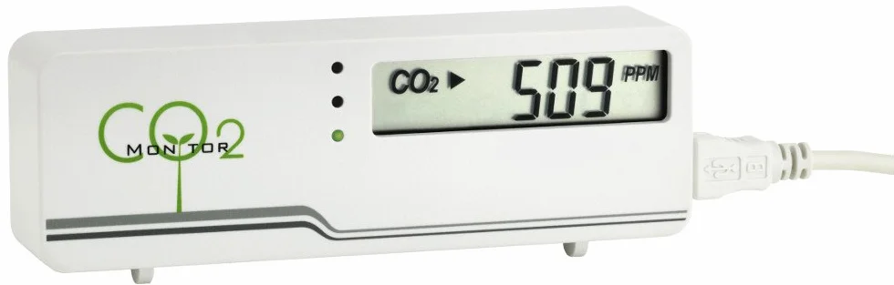 TFA Dostmann AirCO2ntrol Mini monitor CO2, biały, 116 x 24 x 42 mm