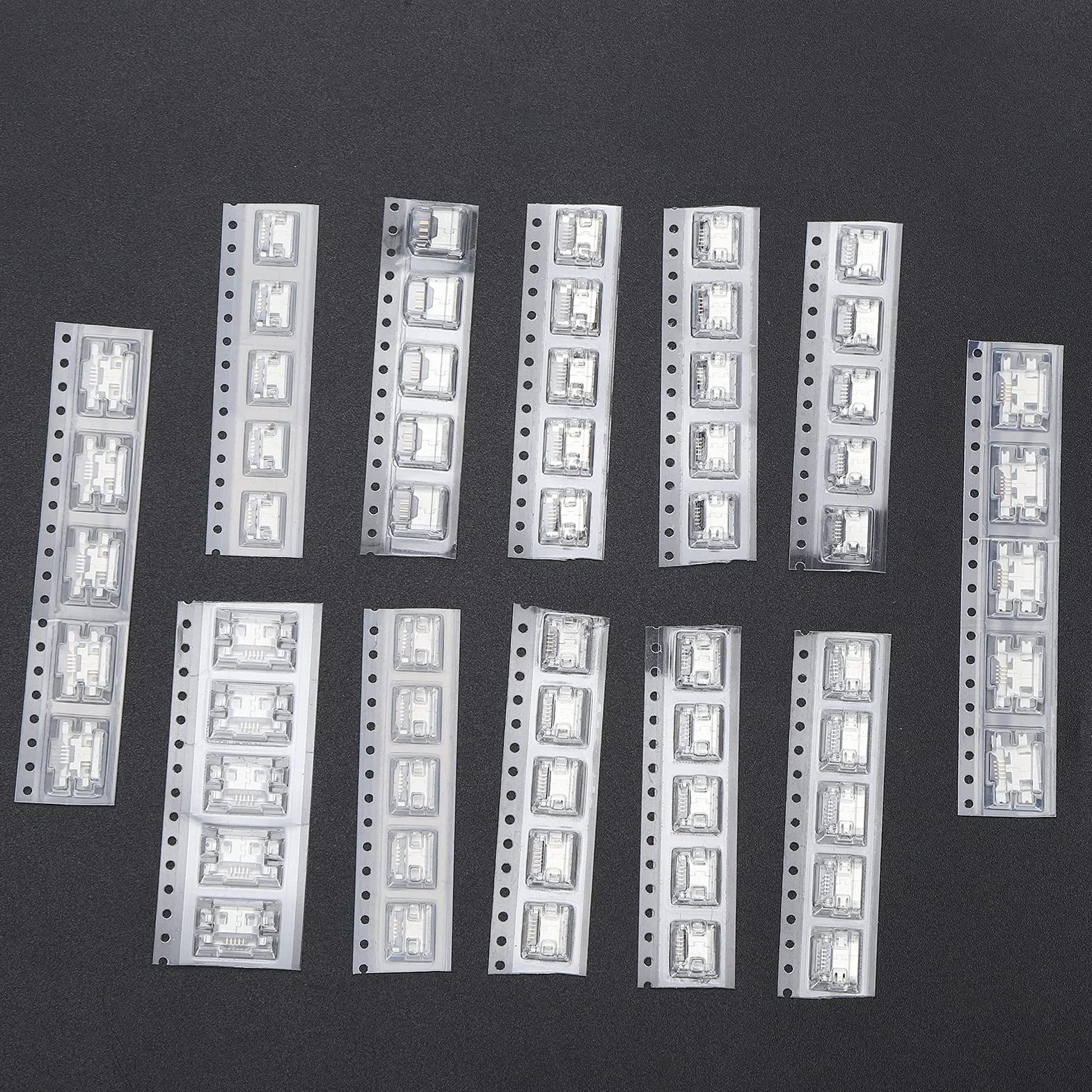 Shanrya Port Micro USB 60 szt. Złącze Mini USB SMD