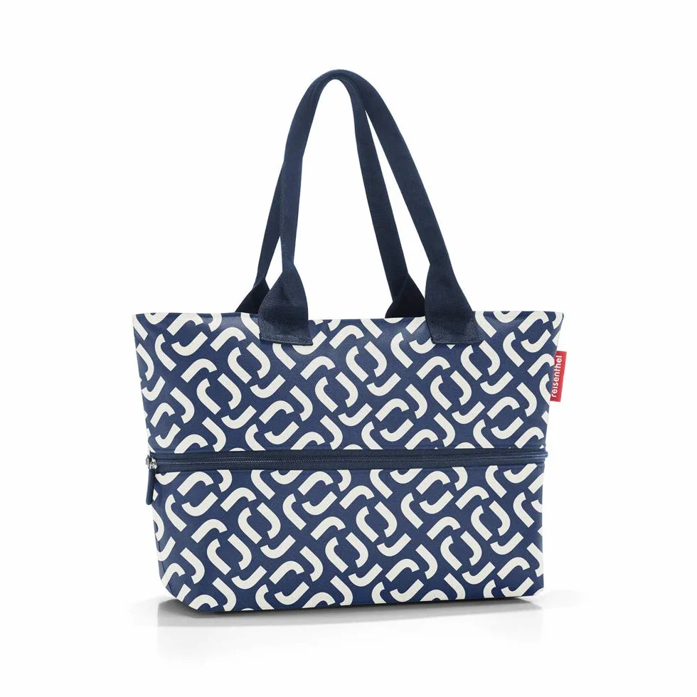Reisenthel Torba na zakupy E1 Unisex - dla dorosłych (1 szt.), Granatowy, 50x26,50x16,50cm, torba