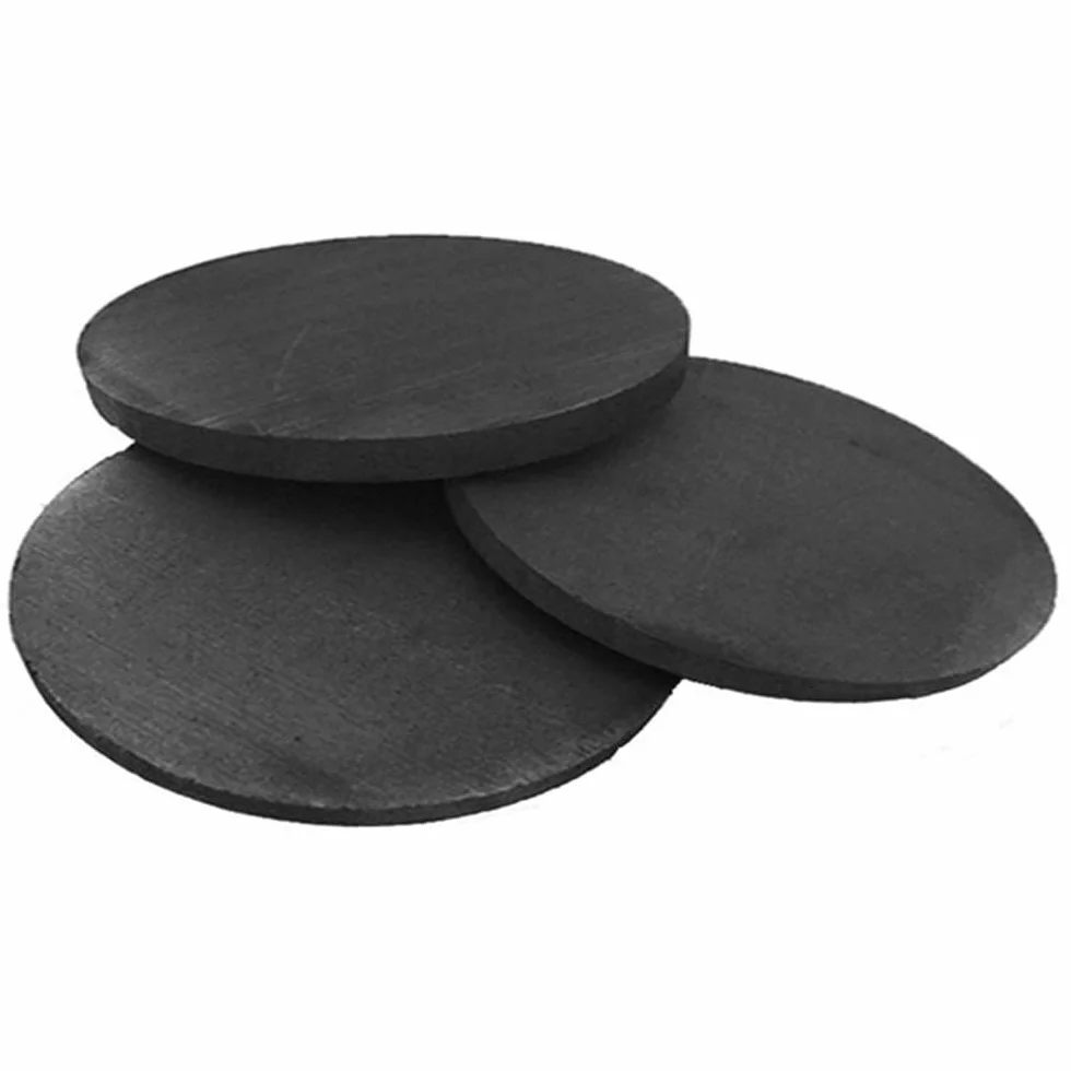 Tkanina trudnopalna, filc węglowy, okrągły dysk, 1 szt., grubość 10 mm, średnica 25 mm-100 mm, arkusz grafitu węglowego, elektroda przewodząca,(Diameter 100mm)