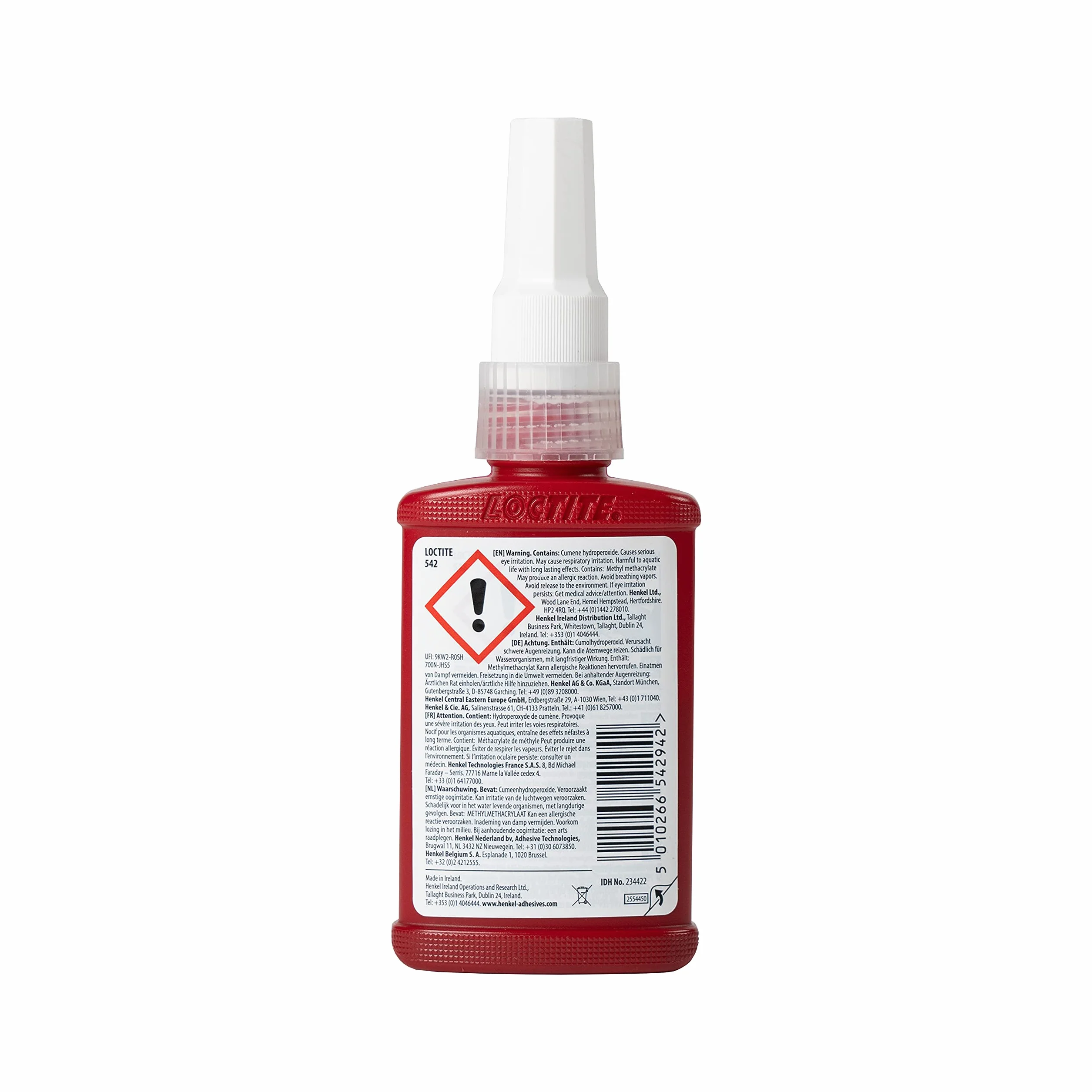 Uszczelka gwintowana, LOCTITE 542, 50 ml