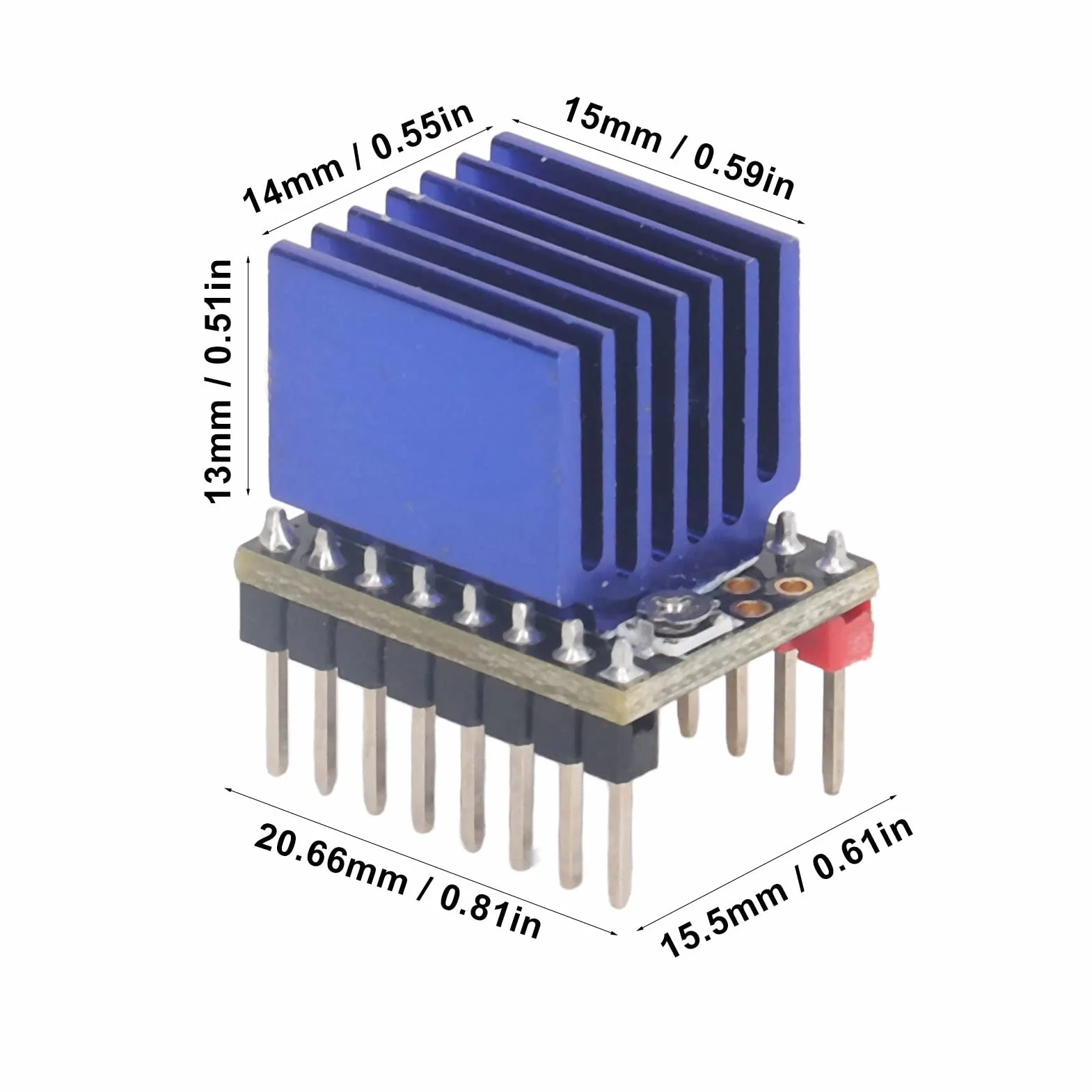 Ultra Cichy moduł Sterownika Silnika Krokowego Nema17 dla TMC2209 V2.0, Mocny, Zamiennik, Wyjątkowa wydajność, Wykwintny Design, Obsługuje Tryb Uart