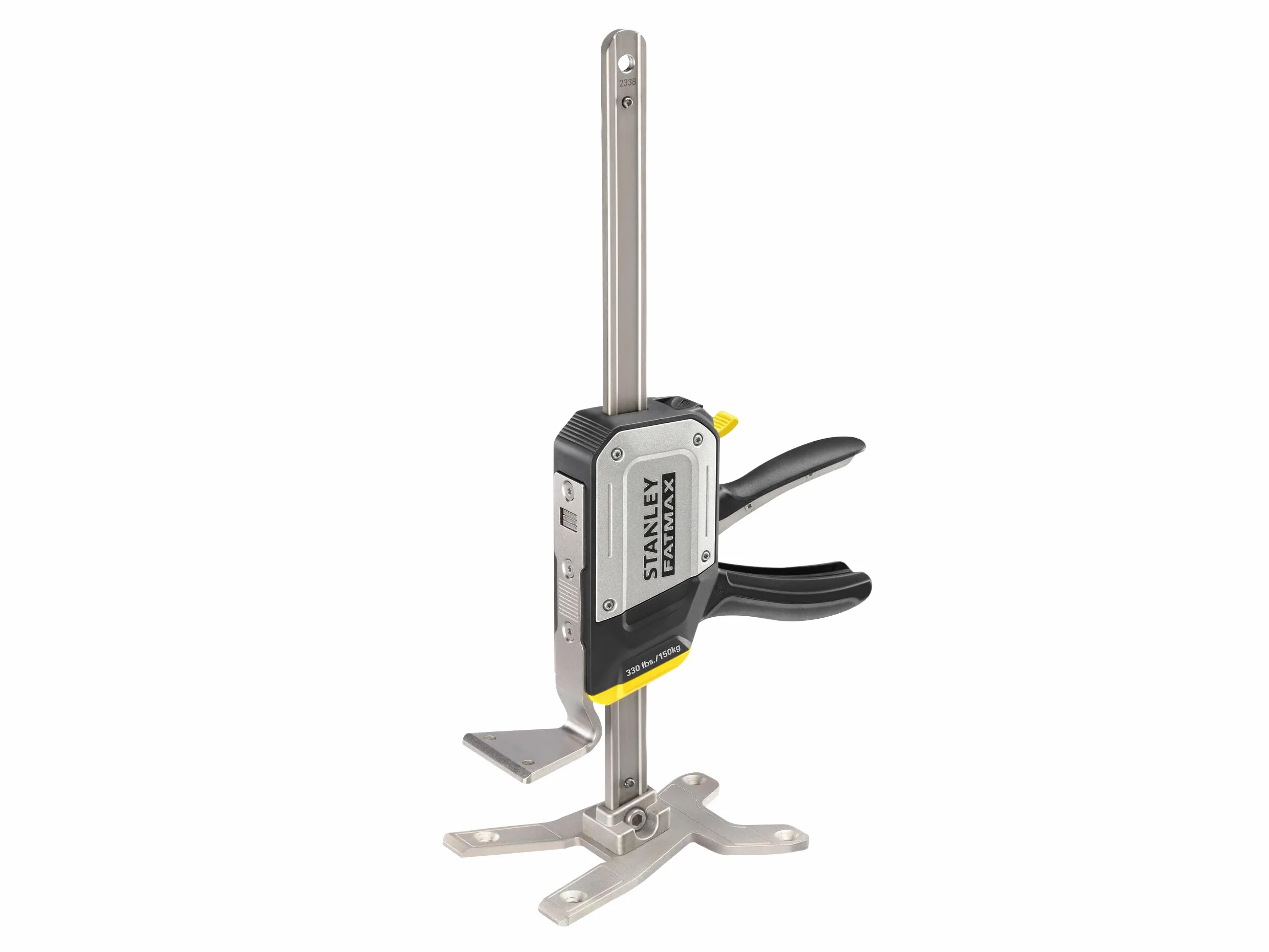 STANLEY FATMAX TradeLift Wielofunkcyjne narzędzie do podnoszenia (do 150 kg), poziomowanie (regulacja 2,5 mm), trzymanie (do 150 kg) i narzędzie do rozprowadzania (do 220 mm), FMHT83550-1