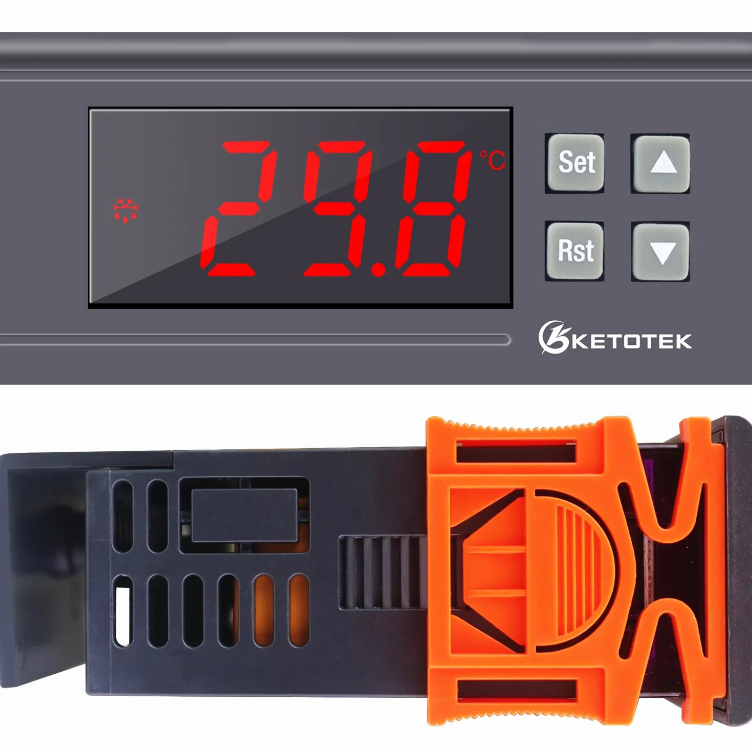 KETOTEK Regulator temperatury -30°C~300°C 30A KT8230 220V LED Cyfrowy Termostat