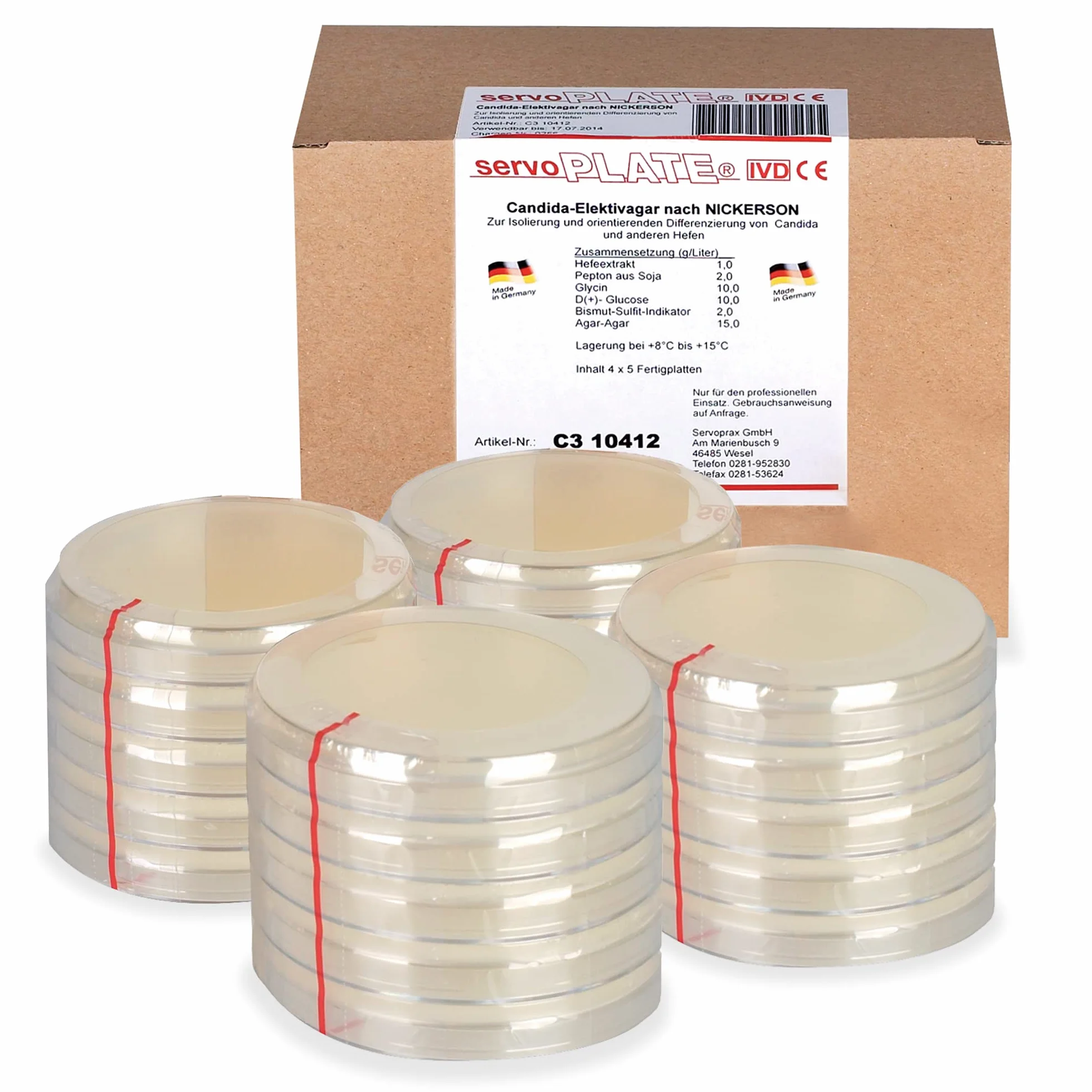 Medium do uprawy Sabouraud 2% glukozy agaru