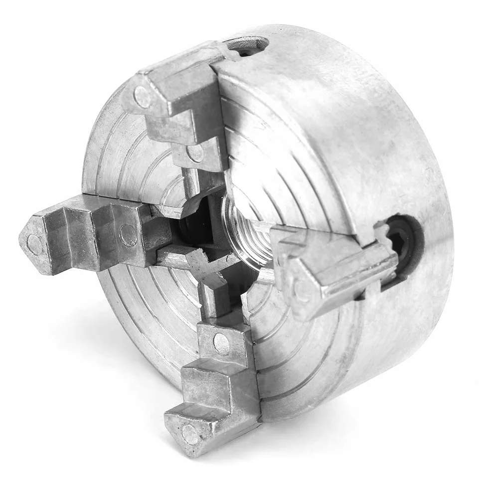 Z011A uchwyt z czterema szczękami, uchwyt tokarski ze stopu cynku narzędzie do wiercenia CNC do mini tokarki metalowej
