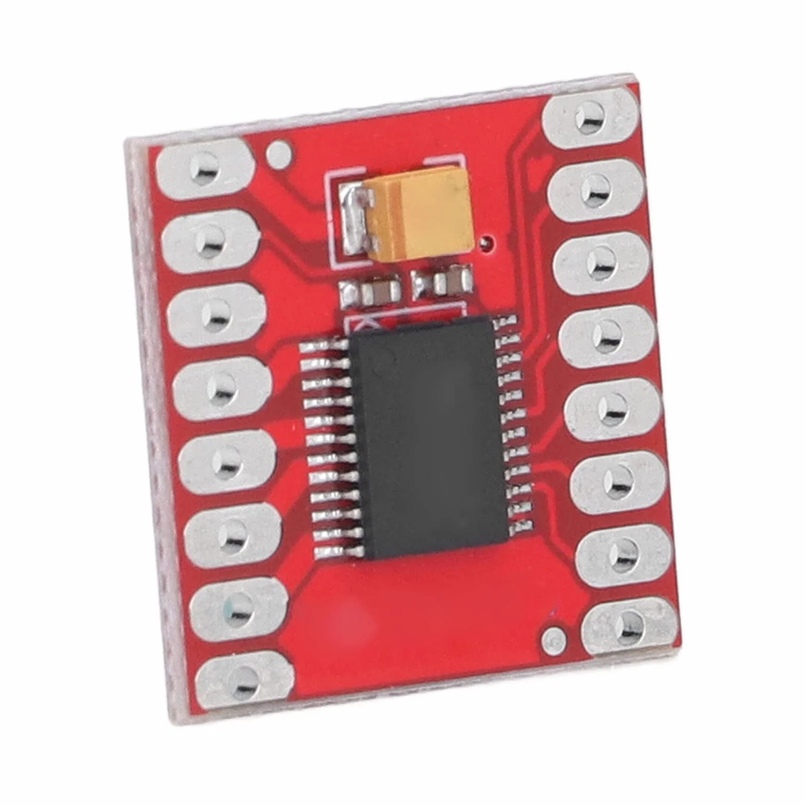 2 zestawy Moduł napędu silnika - Dual Driver Controller Board H Bridge do silnika stałego i krokowego z zabezpieczeniem nadprądowym, TB6612FNG H Bridge 21 x 21 mm / 0,83 x 0,83 cala