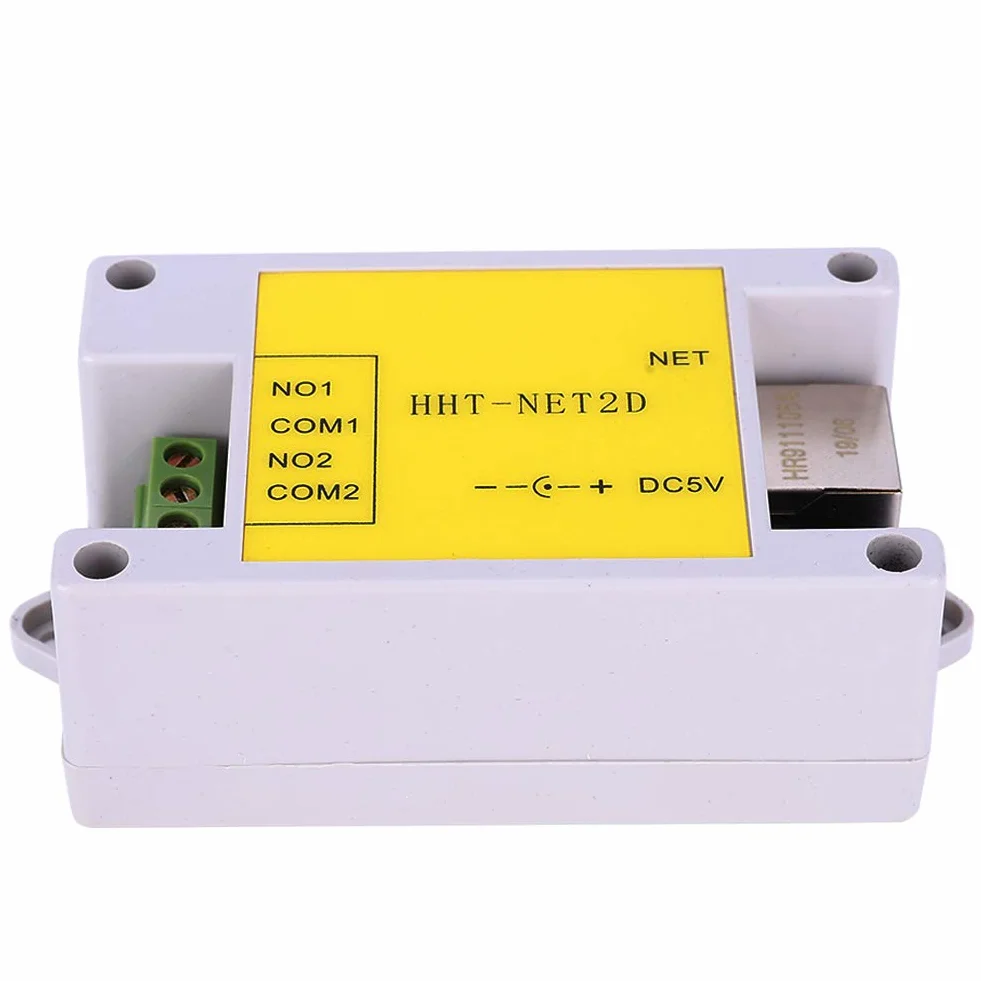 Przekaźnik sieciowy IP 2-kanałowy HHT-NET2D do Smart Home DC5V