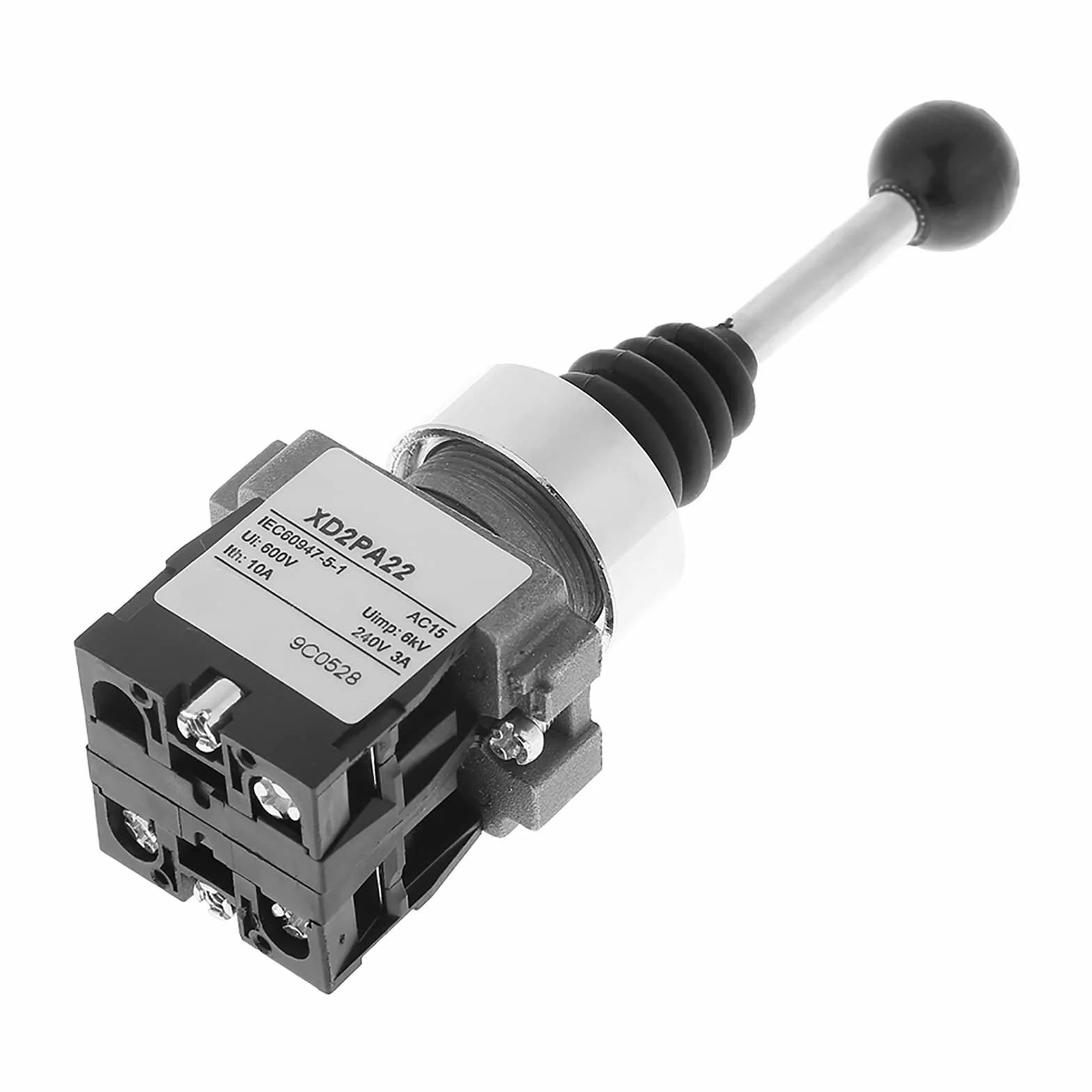 Joystick-Kurzzeitschalter, XD2PA22CR 2NO 2-Position 2NO Typ-Monolever-Joystickschalter mit verriegeltem Joystick für XD2PA12