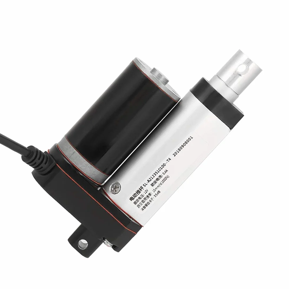 Siłownik liniowy, siłownik liniowy DC 12V Odporność 35mm Maksymalny skok 1000N przy maksymalnej prędkości 10mm / s