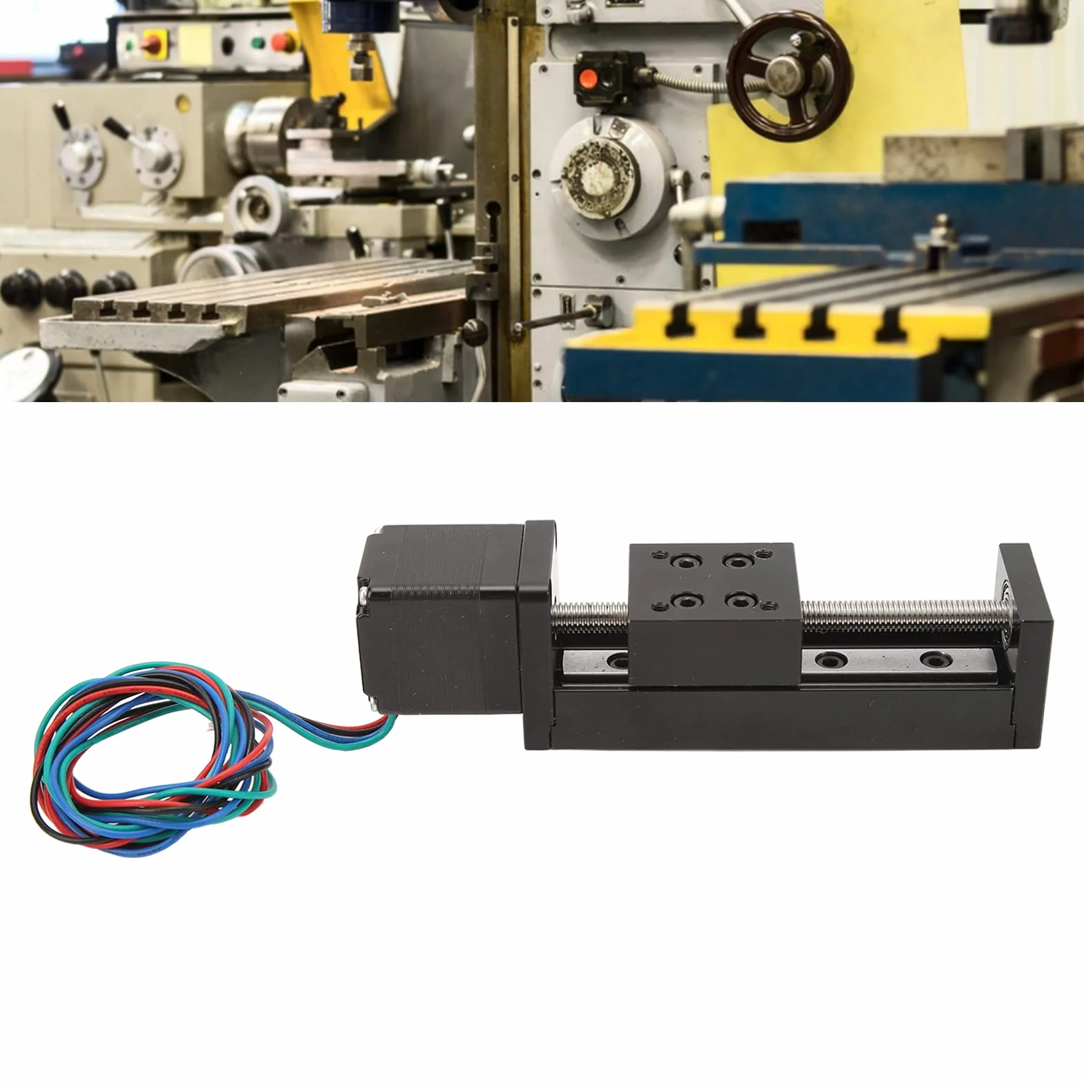 DIY Mini Linear Rail Guide Slide Actuator Stepper Motion Stage do frezów CNC