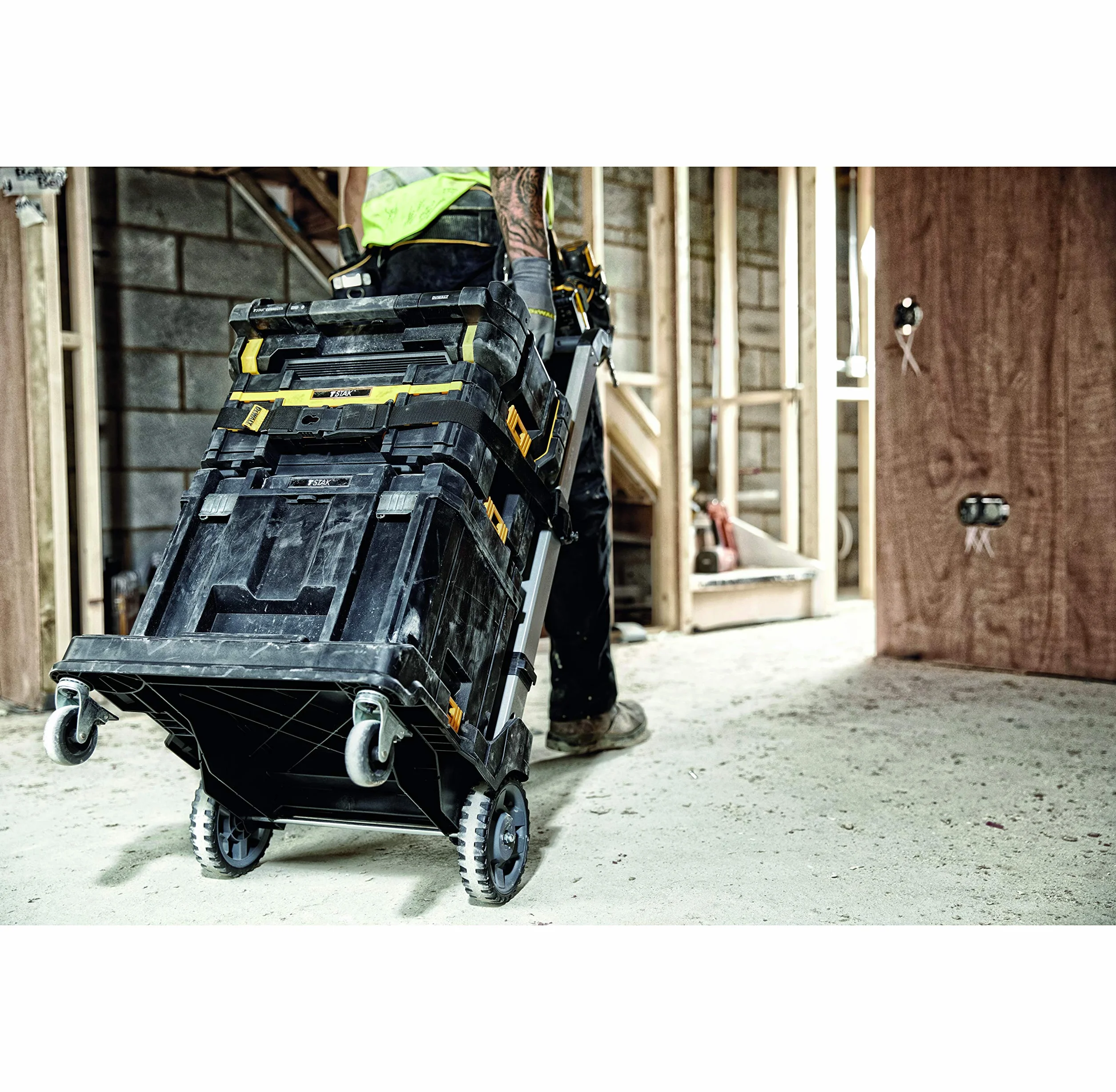 Dewalt Dwst1-71196 Wózek Transportowy, Czarny/Srebrny, ‎50,8 x 32,4 x 70,2 cm; 7,45 kg