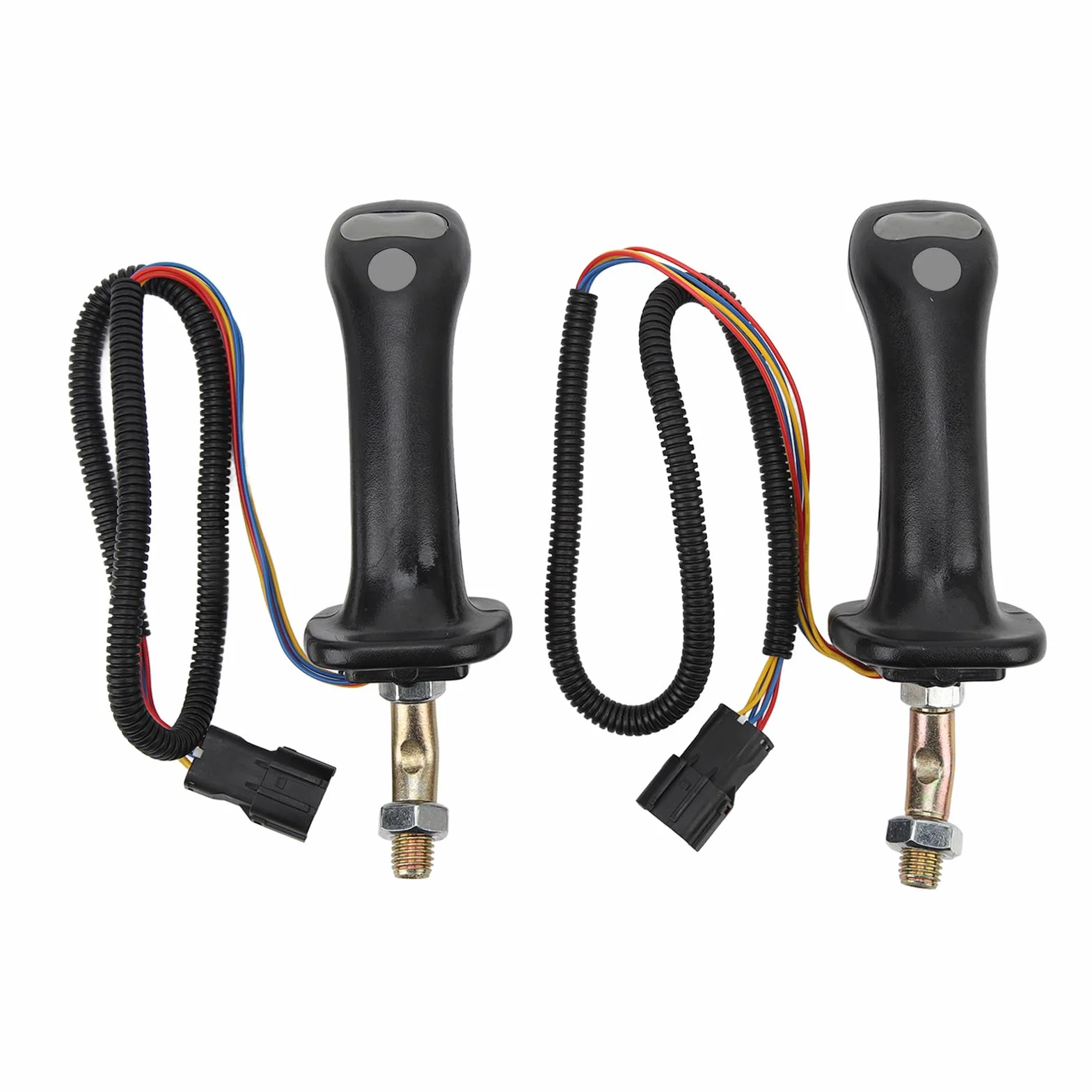 2 Sztuk Uchwyt Typu Joystick do Koparki Dźwignia Joysticka Dobra Lewa Prawa Ręka Wyczucie dla Doosan DH DX150 215 225 300 370-9C,klamka zewnętrzna