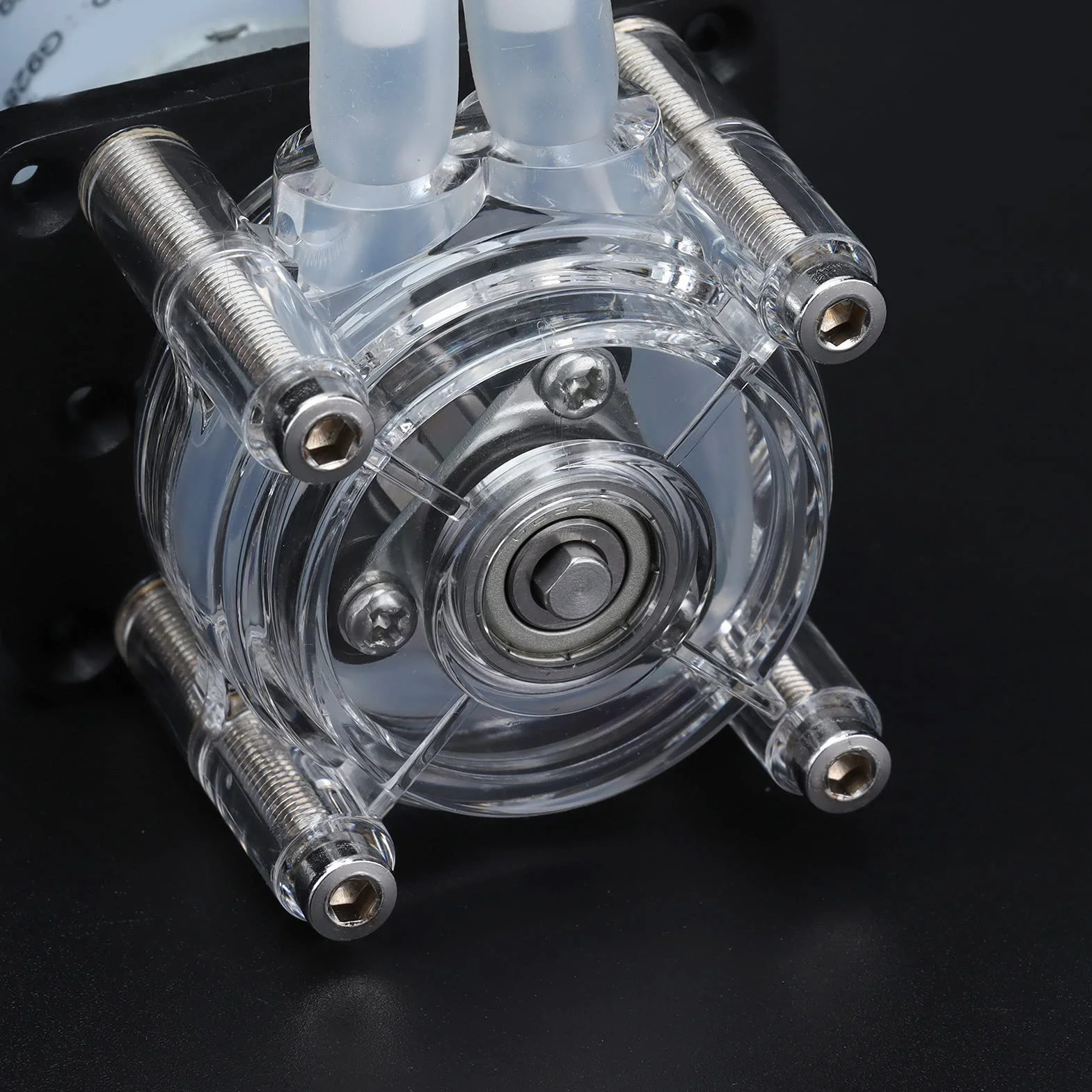 Pompa perystaltyczna 12V 24V DC 500ml/min DIY Pompa dozująca ciecz Mała z silnikiem przekładnią szczotkową do laboratorium analitycznego