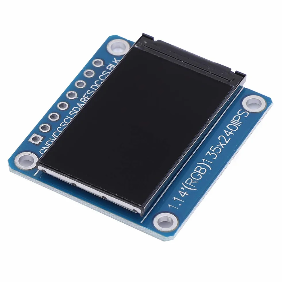 1,14 Cala Pełna Kolor 8pin ST7789 TFT Moduł Ekranu Wyświetlacza, rozdzielczość 135x240, Interfejs SPI, Widok IPS, łatwa Instalacja, Elementy Elektroniczne Trwałości, EPE w