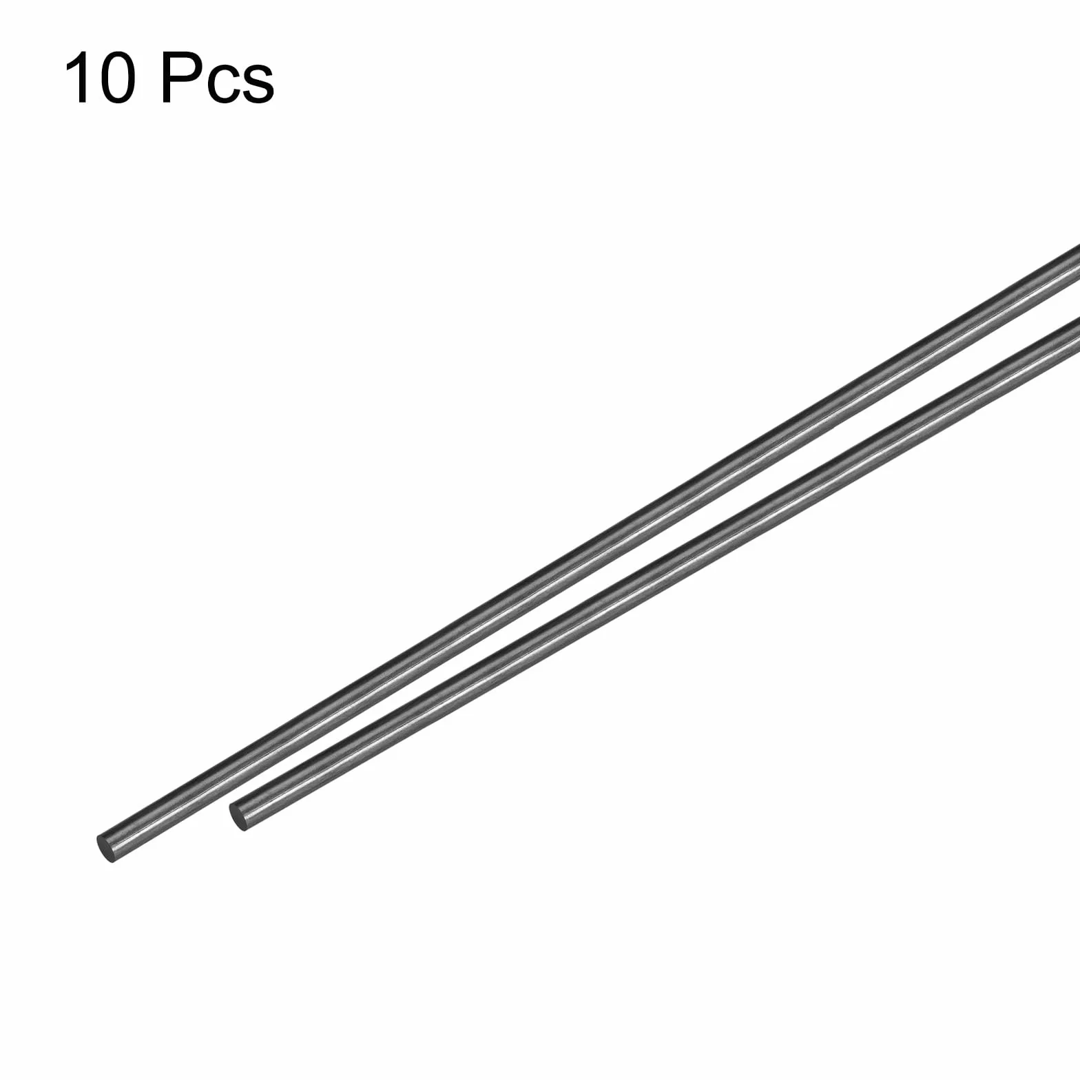 QUARKZMAN Drążek z włókna węglowego, 1 mm x 300 mm, do samolotów RC DIY, rura skrzydłowa do quadkoptera, Pz10