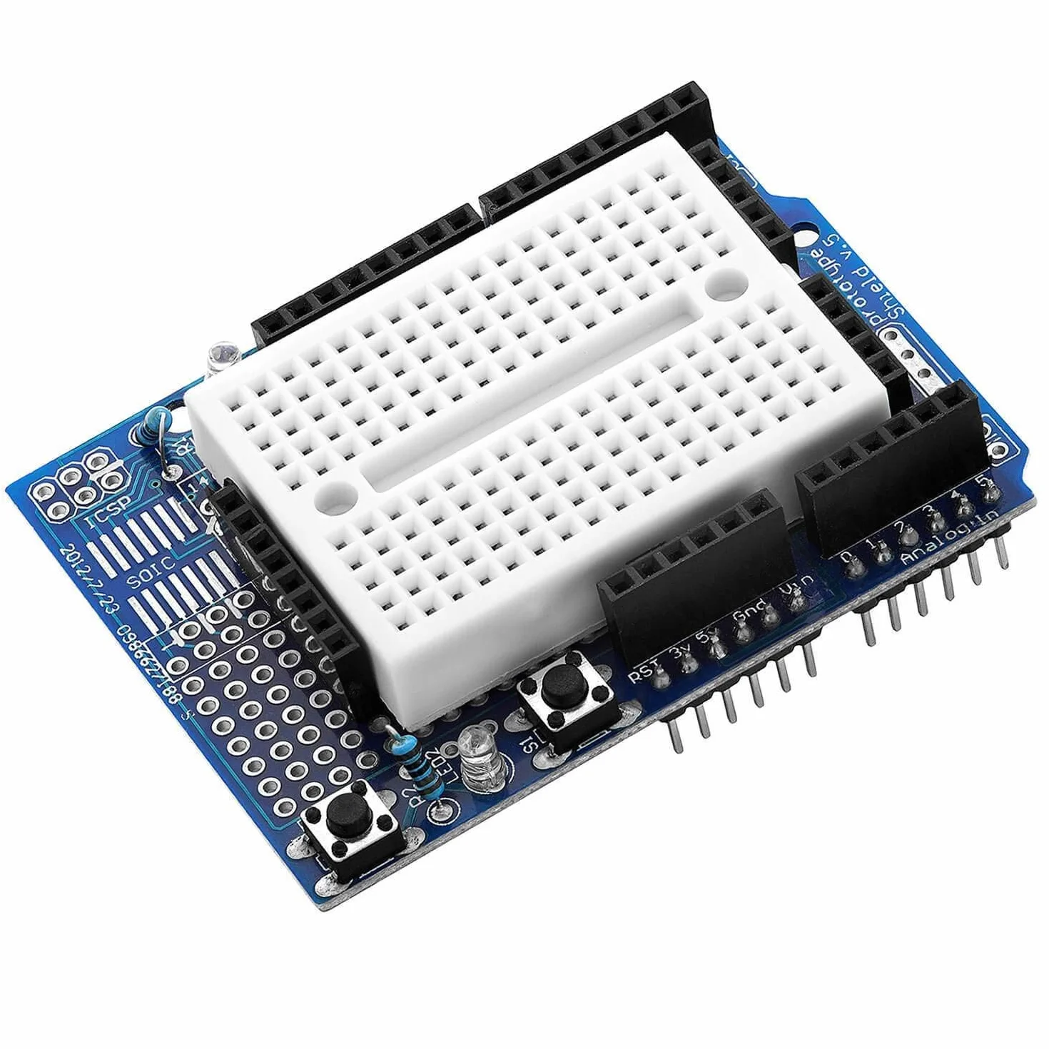 AZDelivery Prototypowanie Prototype Shield Mini Breadboard kompatybilny z Arduino w tym E-Book!