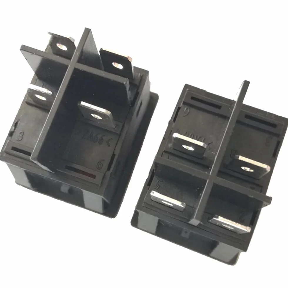 Przełącznik kołyskowy 4-pinowy 30A 125/250V AC ON OFF JD03-A1 do spawarki inwerterowej, opakowanie 2 szt