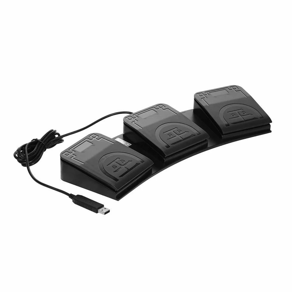Docooler FS2020U1 przełącznik nożny USB, klawisz sterujący, niestandardowy akcji do urządzeń medycznych, instrumentów, komputerów, biura