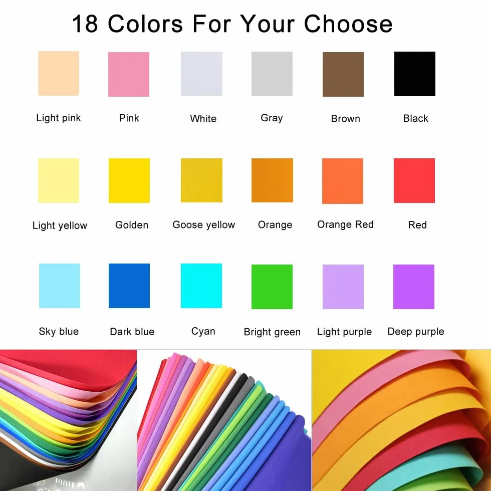SKYPRO Arkusze z pianki EVA 1 mm 50x50 cm 2 szt do cosplay DIY
