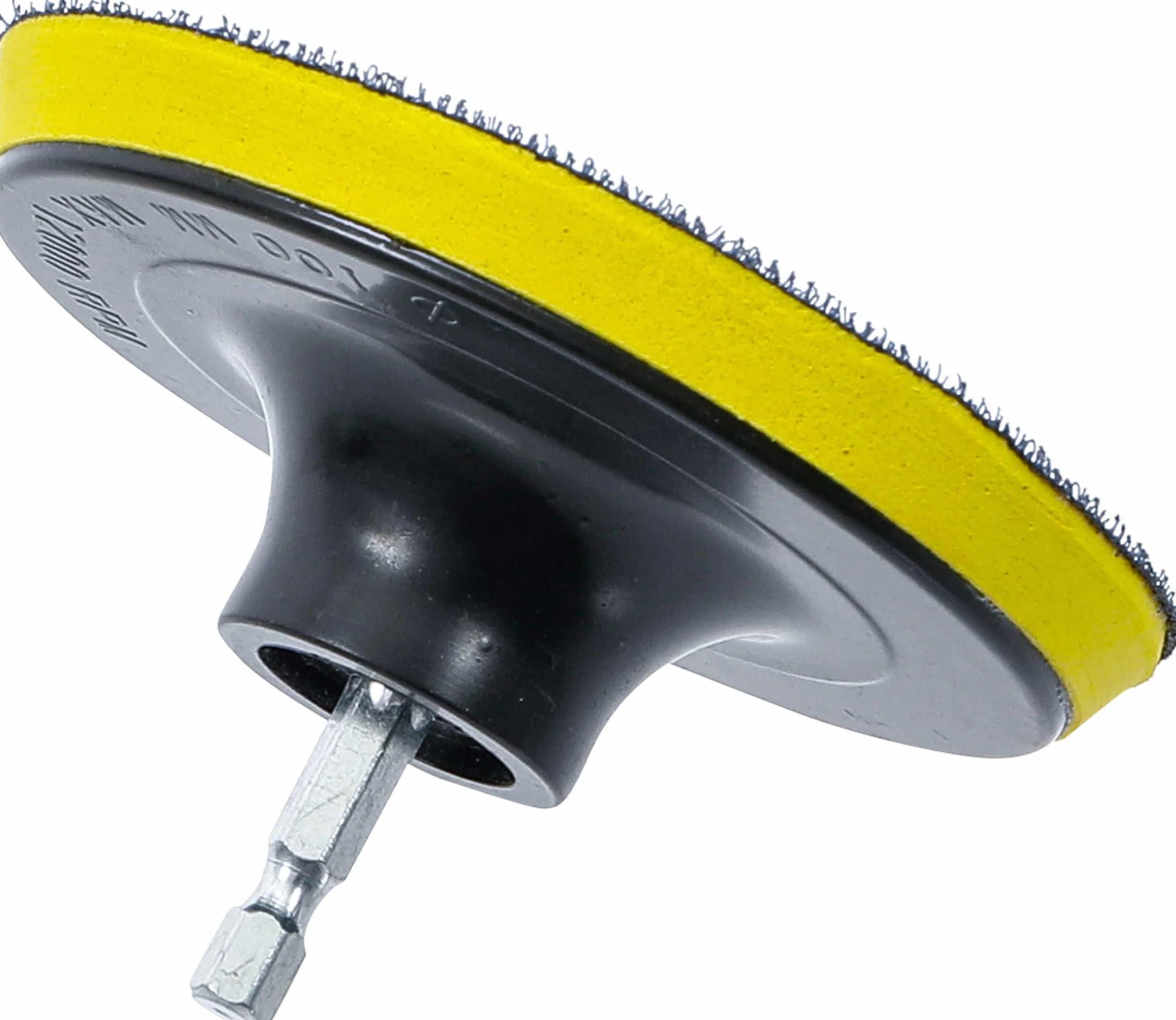 BGS 74370 Płytka z rzepem chwyt sześciokątny 6,3 mm 1/4" Ø 100 mm