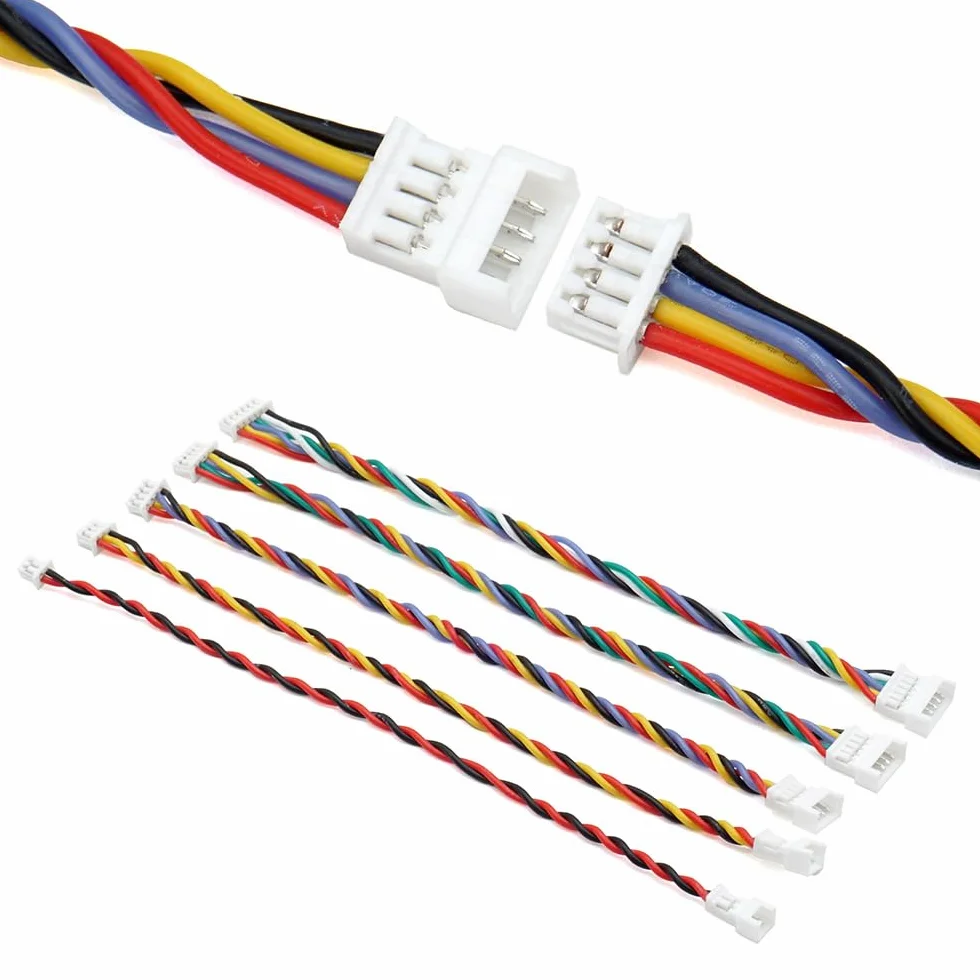 Złącza męskie i żeńskie 1,25 mm JST Molex PicoBlade do 13 cm Pixhawk silikonowy kabel