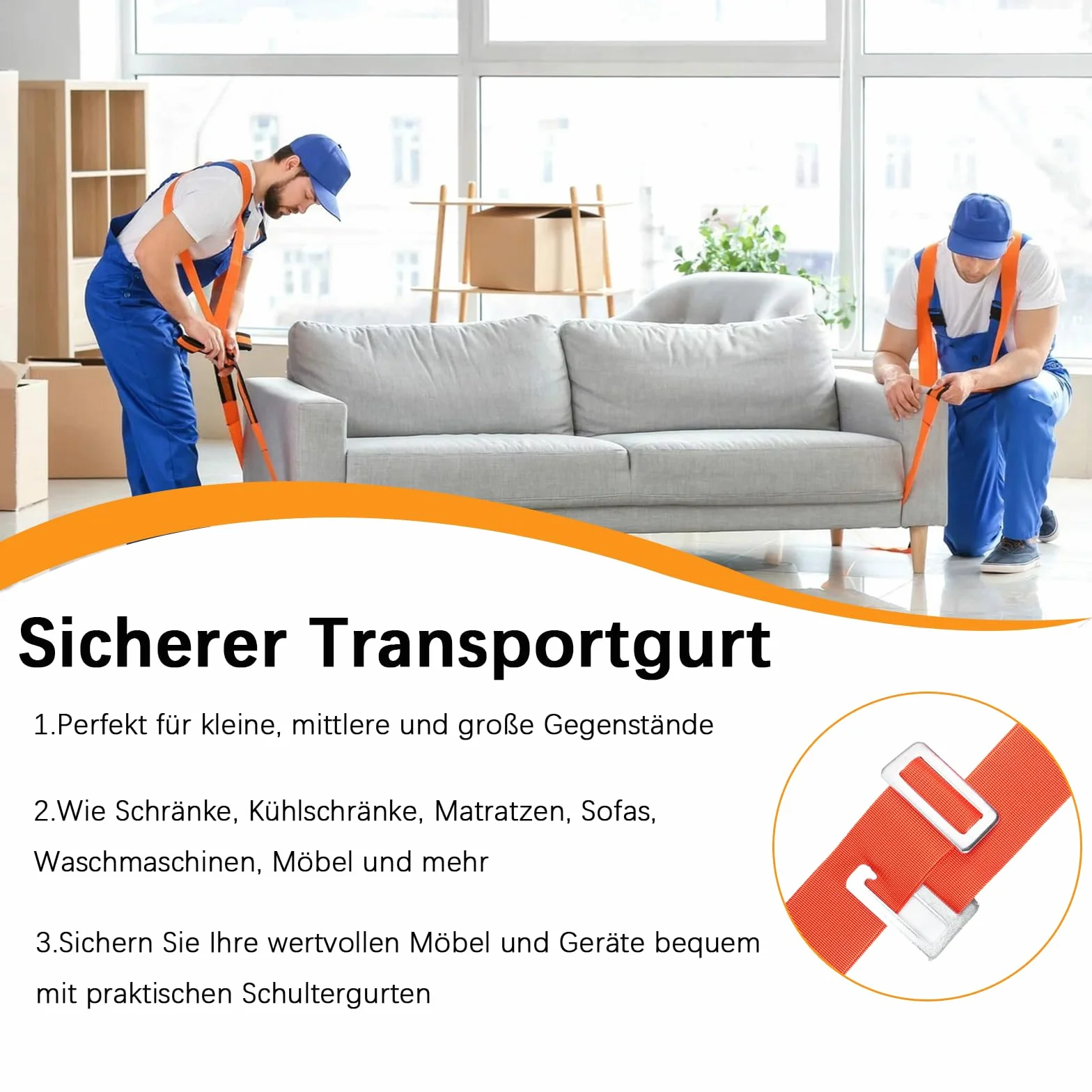 Zestaw pasów do noszenia dla 2 osób, nośność 800 kg – z wyściełanymi kamizelkami na ramię | wielofunkcyjny pas do podnoszenia mebli do przeprowadzki i transportu | wraz z gąbką