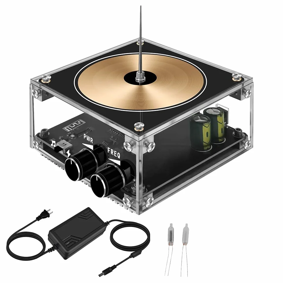 Weytoll BT-Version Mini Cewka Tesla, Muzyczna Zabawka Biurkowa, Generator Częstotliwości Zapłonu 10 cm