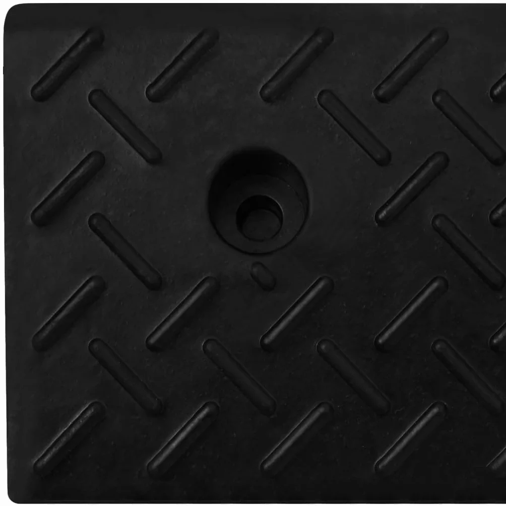vidaXL Najazdy krawężnikowe gumowe 2 szt. 50 x 17,5 x 5 cm