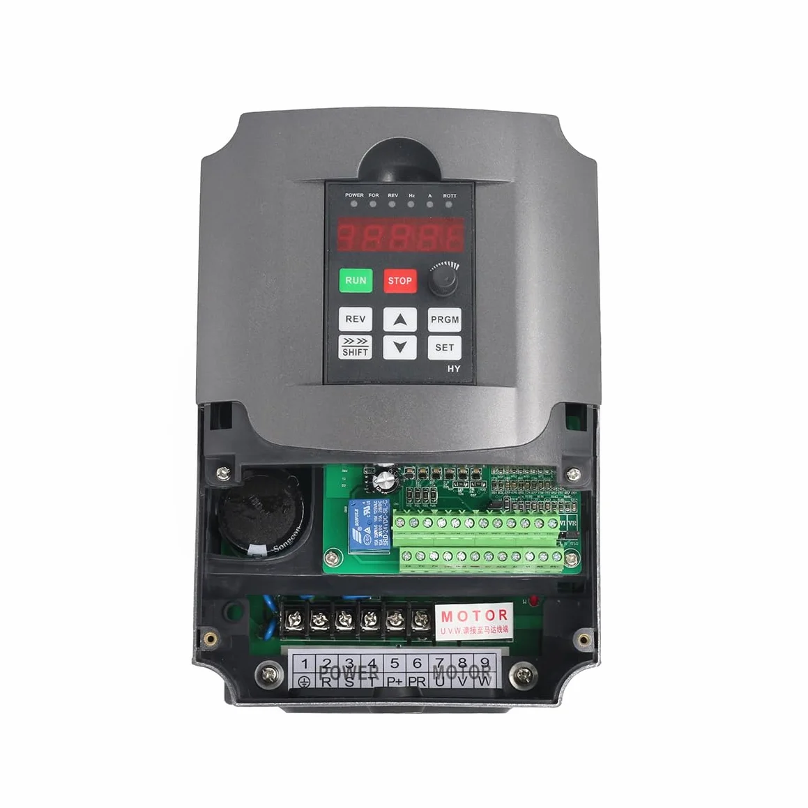 RATTMMOTOR 2,2 KW 220 V VFD falownik 3-fazowy przetwornik częstotliwości 2200 W CNC z kablem 2 m