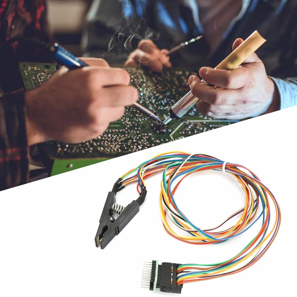 Programator klip testowy SOP16 SOIC16 16-pinowy klip testowy IC SOP16 do DIP8 klip flash