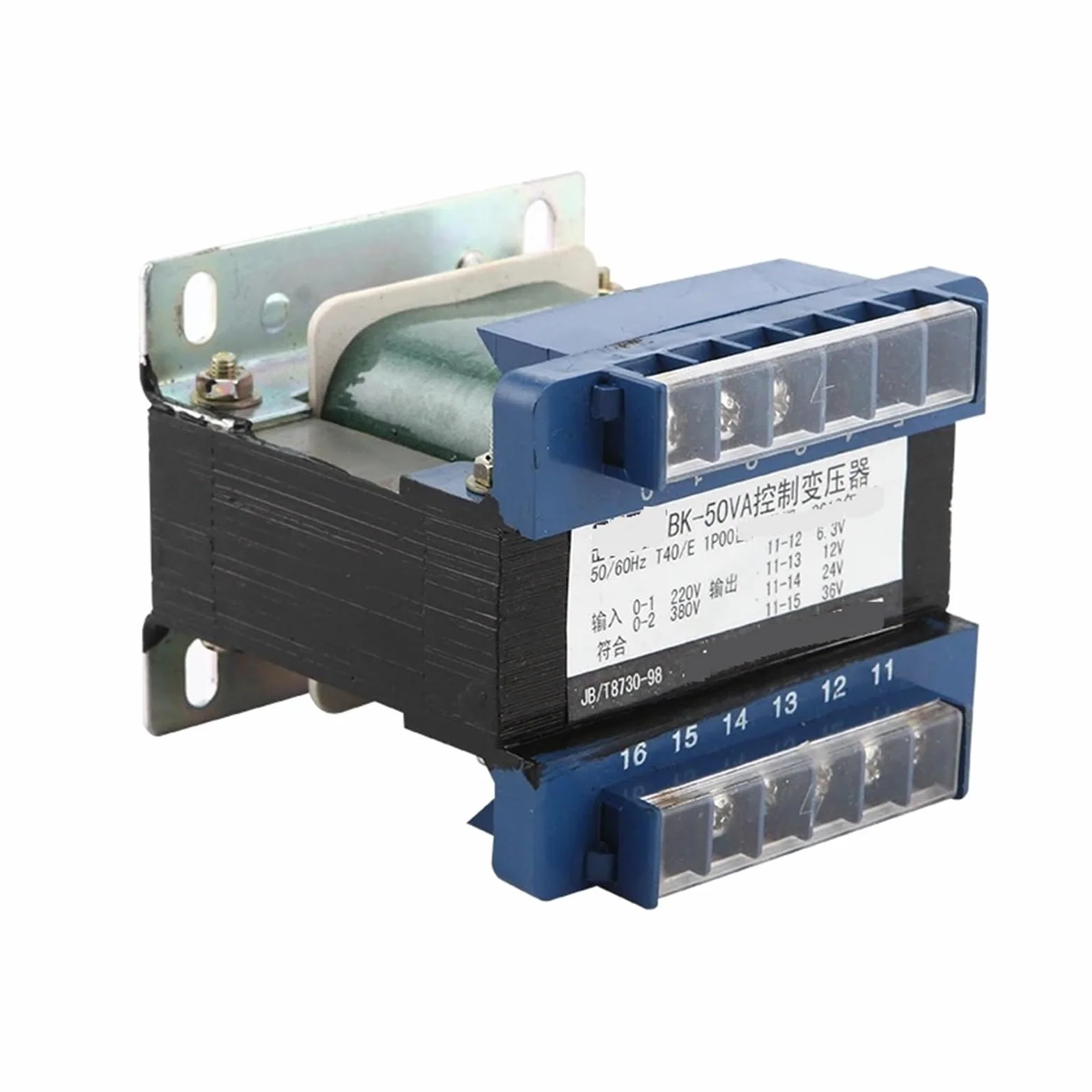 Transformator BK BK-50VA 50 W Mocy 110V 220V/380V Wejście 220V 110V 36V 24V 12V 6,3V 80V Wyjście 50 VA