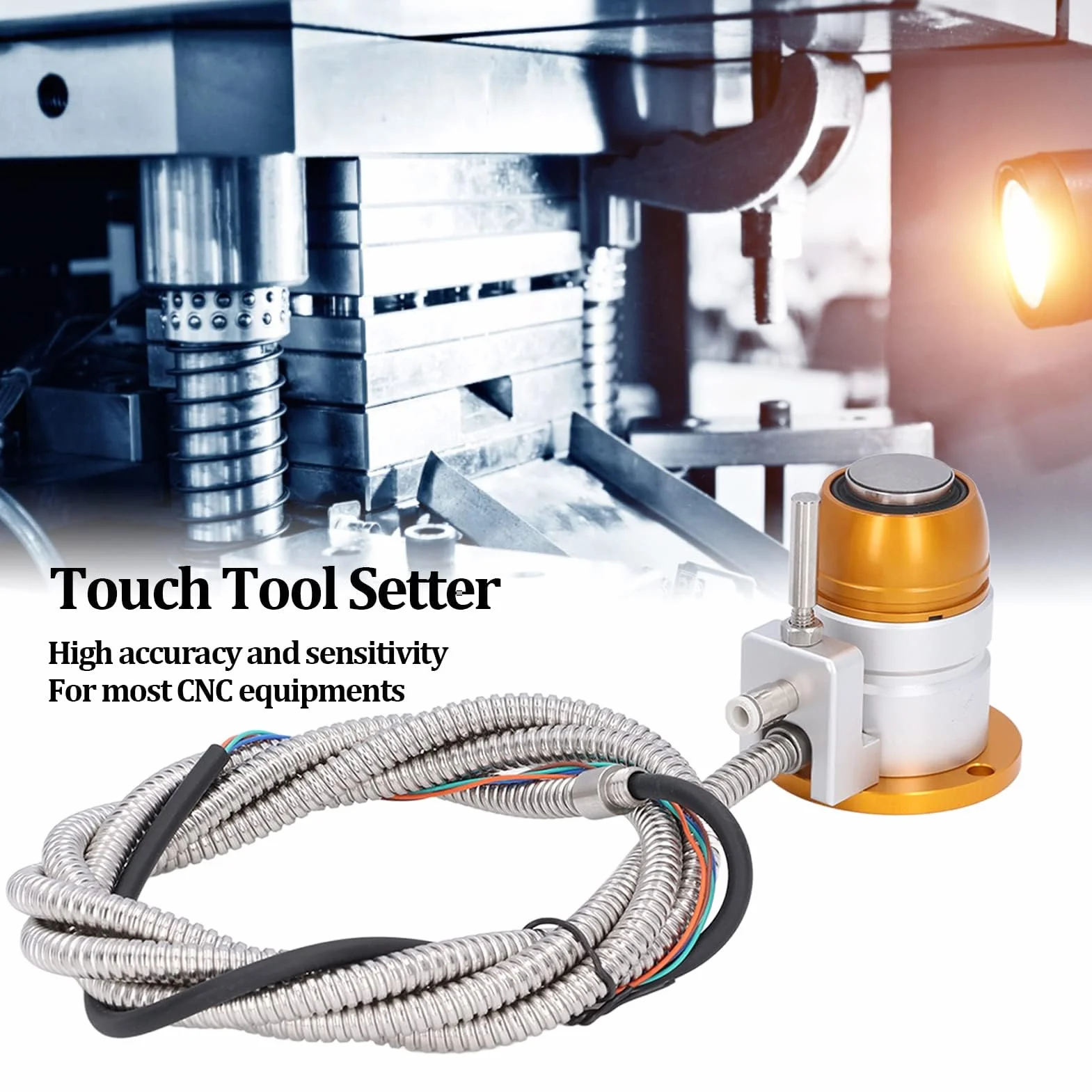 Touch Tool Setter Normalnie Zamknięty CNC Automatyczne Narzędzie CNC Narzędzie Sondy Osi Z Czujnik Dotykowy Czujnik Ustawienia dla Urządzeń CNC DC 24V