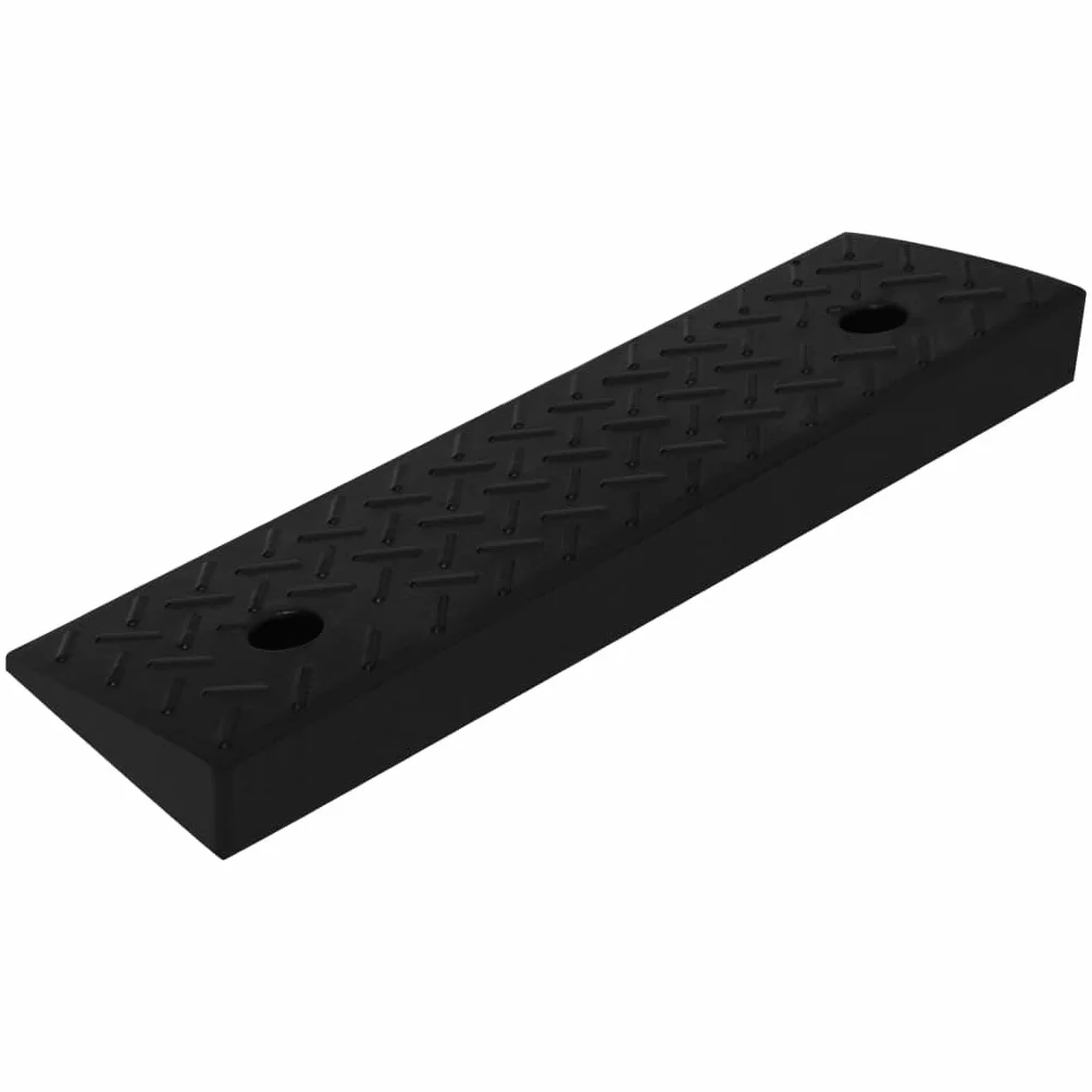 vidaXL Najazdy krawężnikowe gumowe 2 szt. 50 x 17,5 x 5 cm