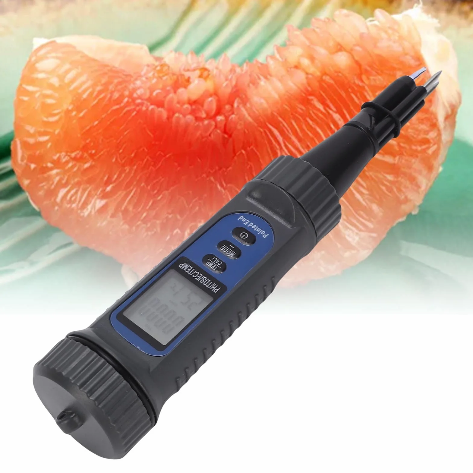 Ejoyous Miernik PH 4 w 1 z TDS EC, Tester PH do żywności, serów, owoców, warzyw