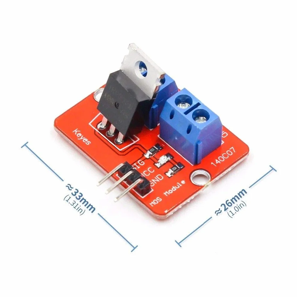 IRF520 MOSFET Driver Module 5pcs Top MOSFET Button