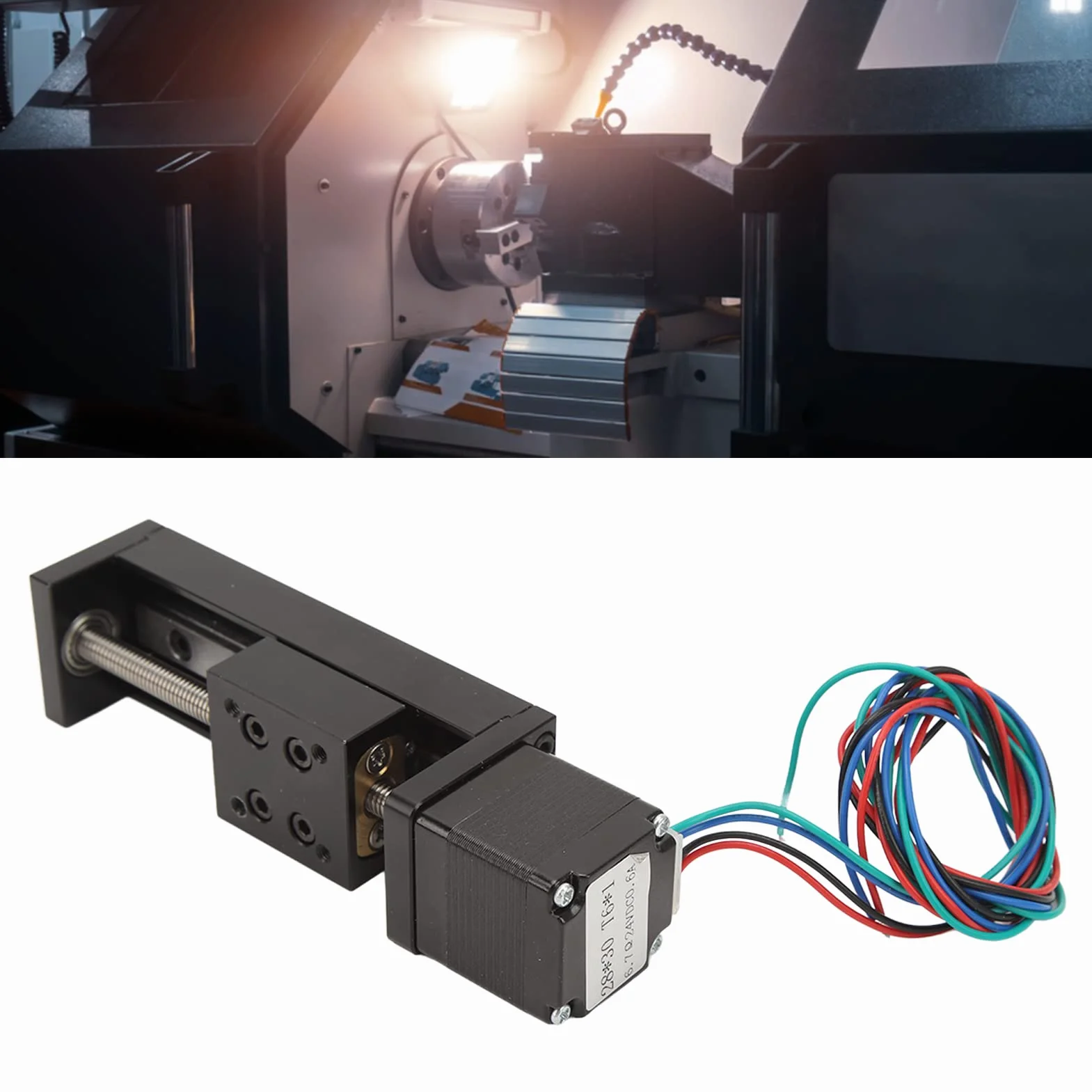 DIY Mini Linear Rail Guide Slide Actuator Stepper Motion Stage do frezów CNC