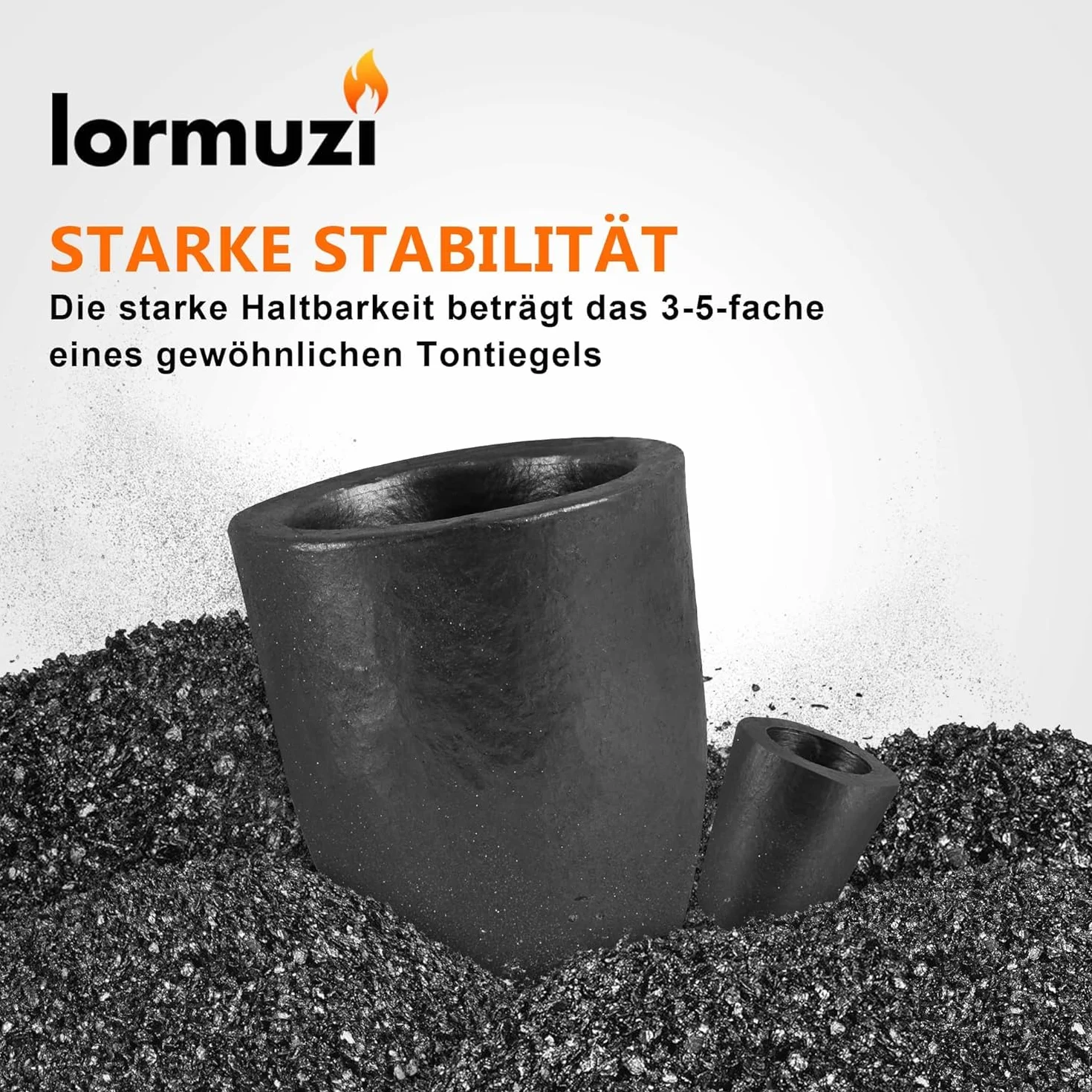 #4 (4,5 kg) grafitowy tygiel do metalu topionego odlewu, złota, srebra, miedzi, mosiądzu, aluminium