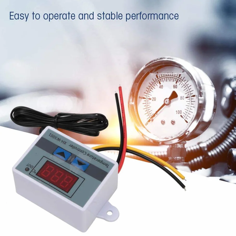 Cyfrowy regulator temperatury Xh-W3001 Regulator temperatury z wodoodporną sondą (110-220V/1500W)
