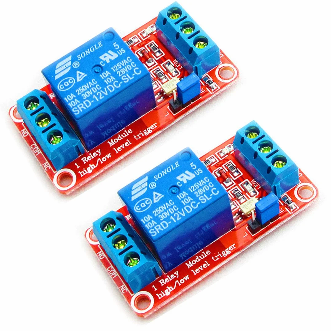 Hailege 12V 1 Channel Relay Module optoizolowany wysoki niski poziom wyzwalania