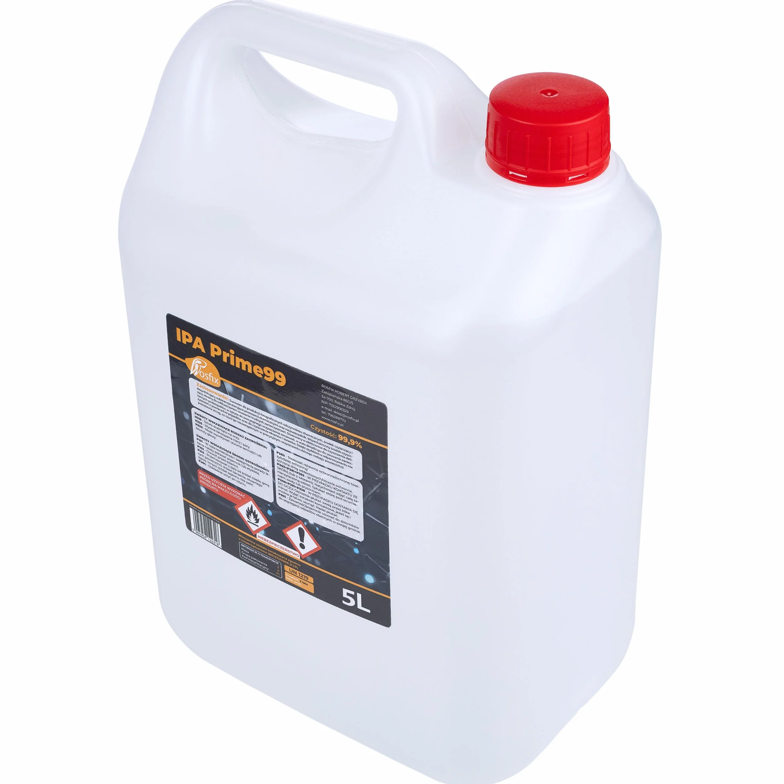 IPA Prime99 izopropanol 99,9% 5 l alkohol czyszczący do elektroniki optyki laboratorium