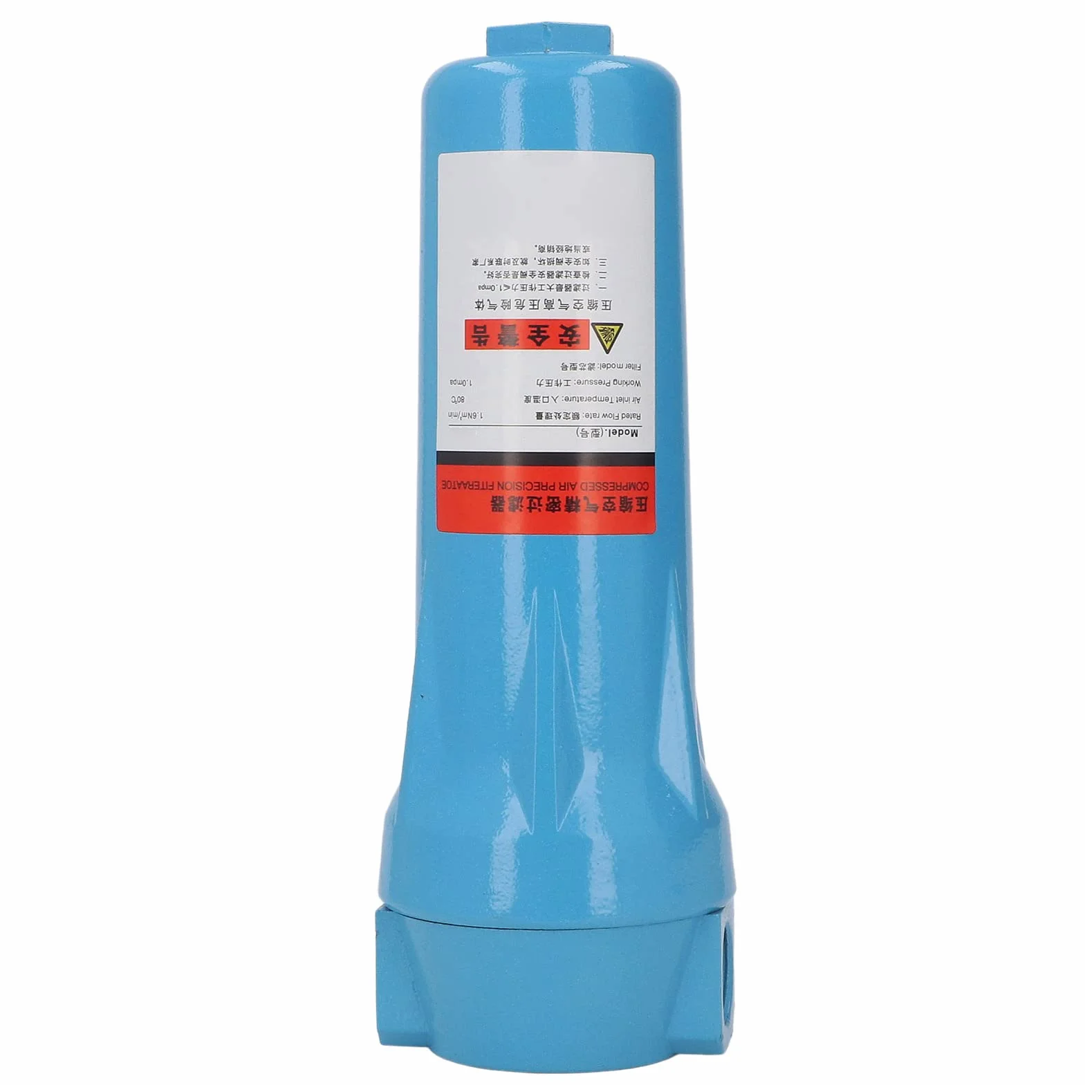 Sprężona Suszarka Filtr Powietrza Clear Thread Zbiornik Magazynowy Sprężarka Filtr Powietrza Akcesoria do Sprężarek Powietrza z pogrubioną obudową (Klasa Q 015 (DN20 3/4 cala) Odpylanie)