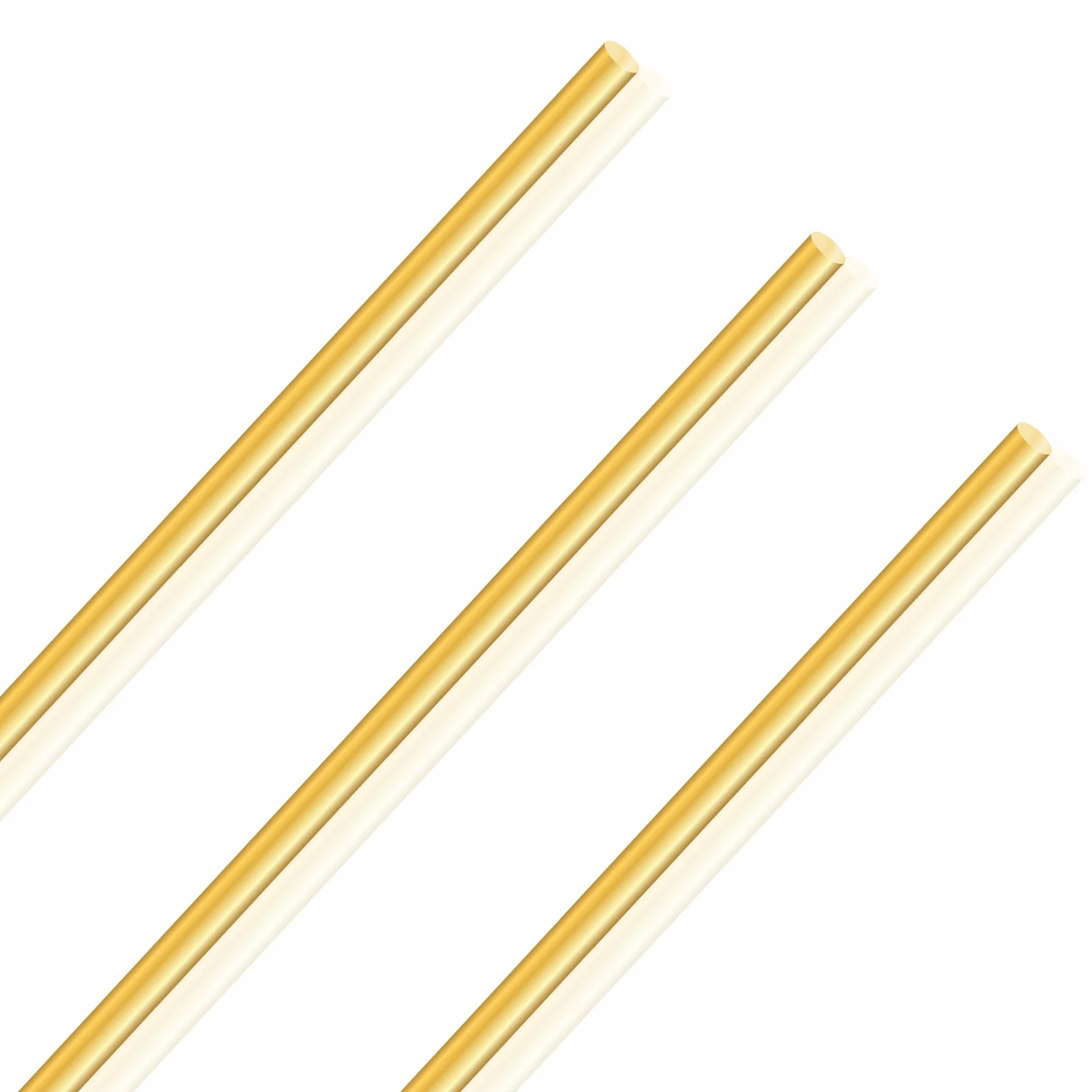 Mosiężny pręt 5 mm x 250 mm, mosiężny masywny okrągły pręt do majsterkowania (3 sztuki)